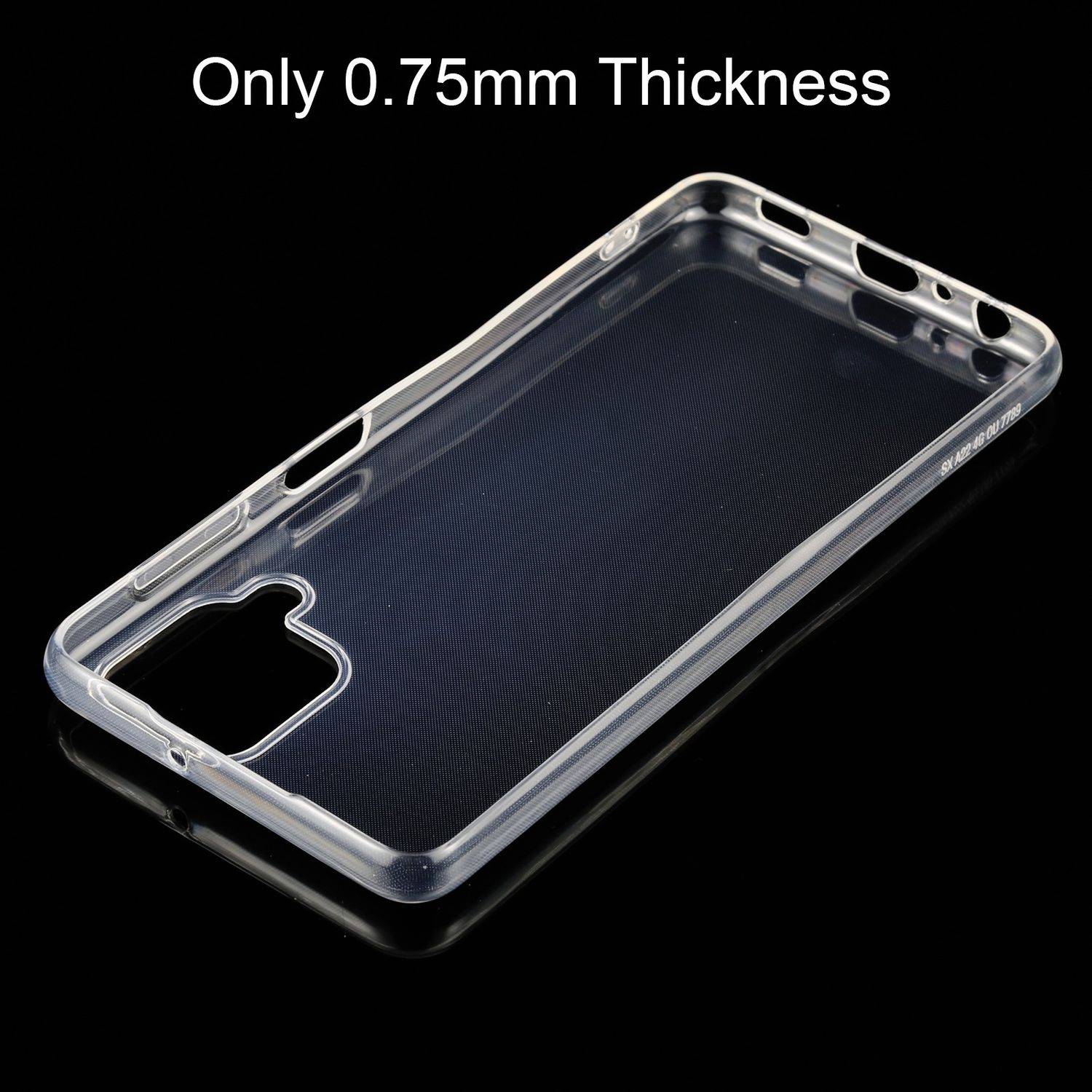 Samsung Galaxy A22 4G Handyhülle Backcover Transparent