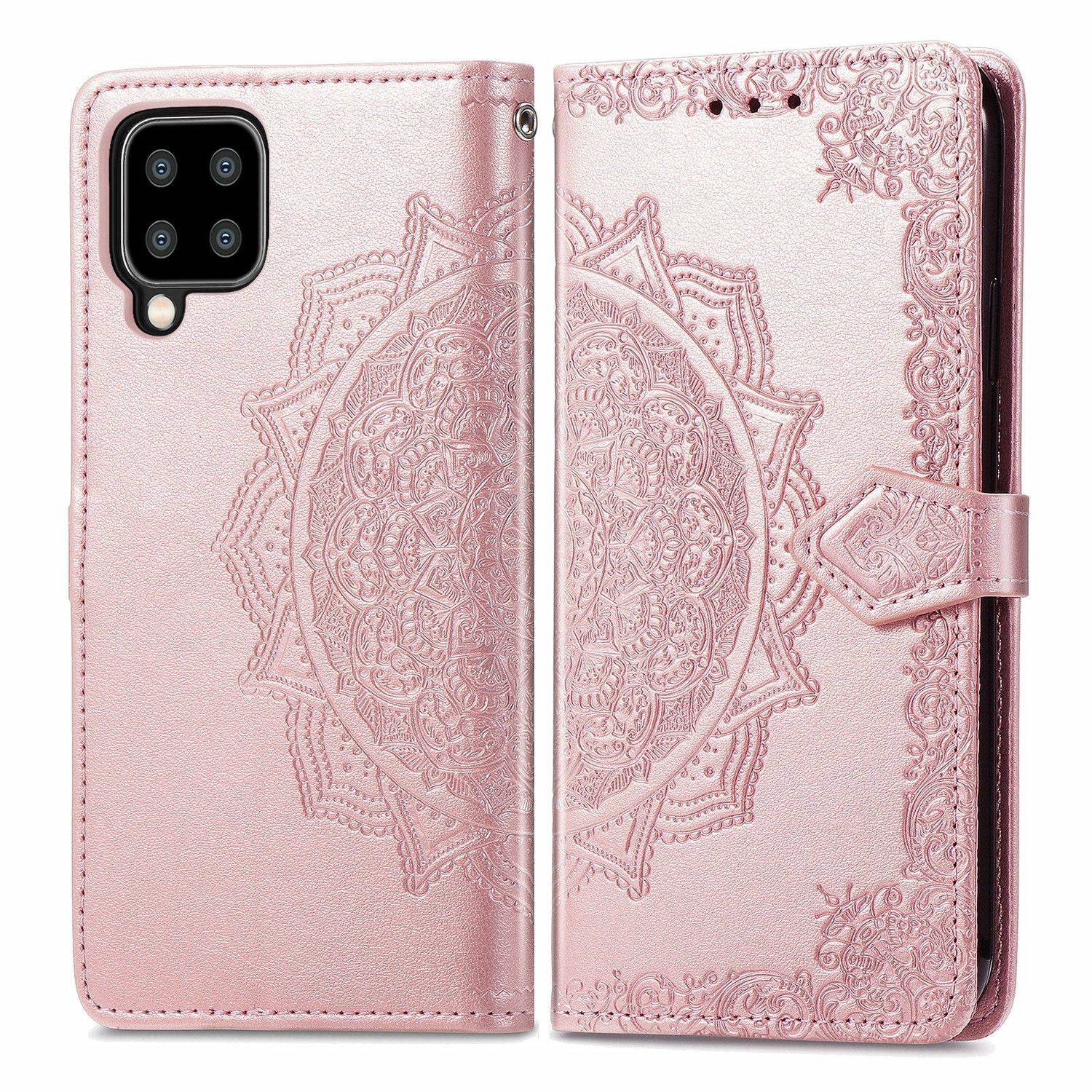 Samsung Galaxy A22 5G Handyhülle Bookcover Rosa