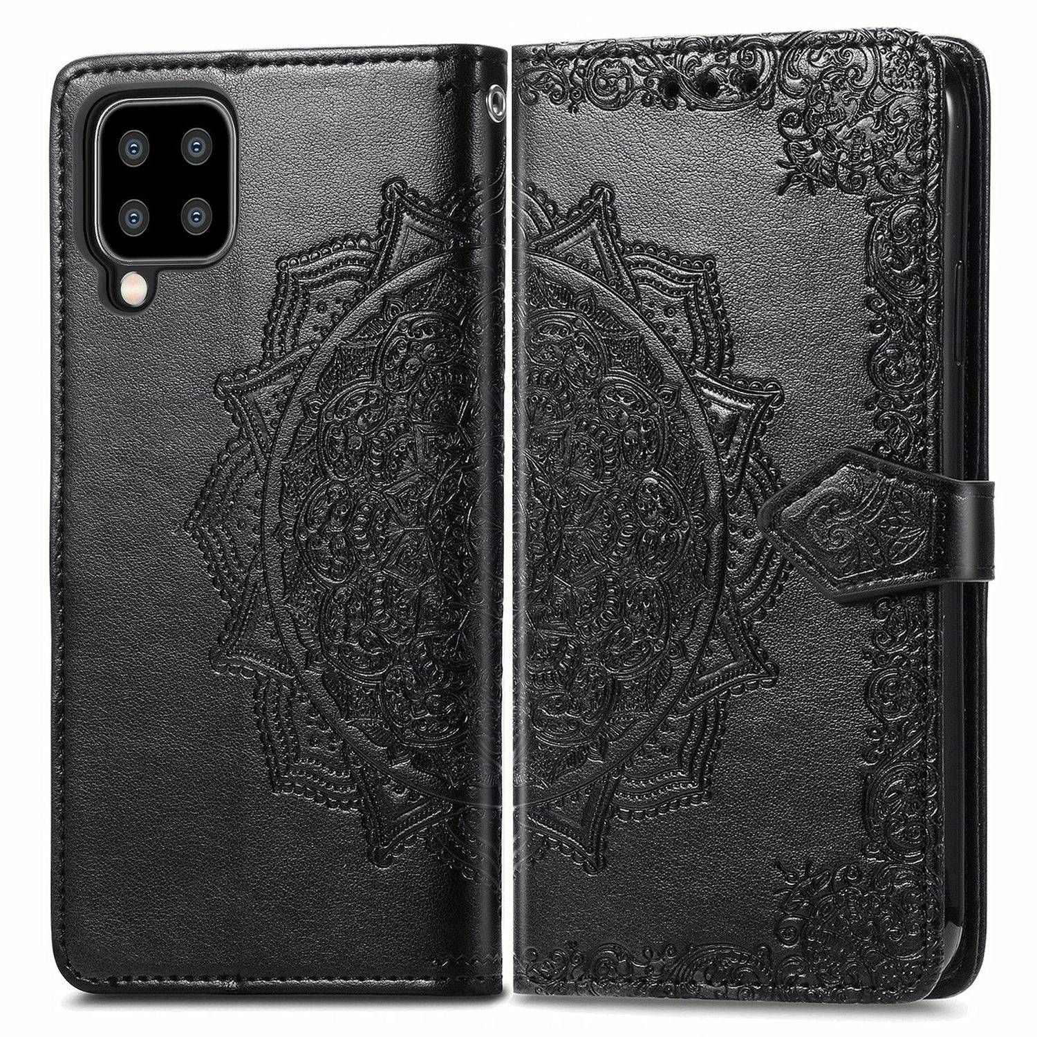 Samsung Galaxy A22 5G Handyhülle Bookcover Schwarz