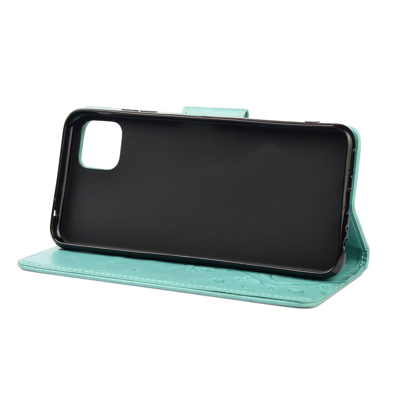 Samsung Galaxy A22 5G Handyhülle Bookcover Grün