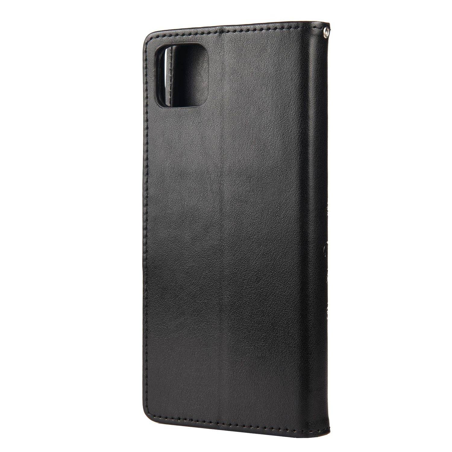 Samsung Galaxy A22 5G Handyhülle Bookcover Schwarz