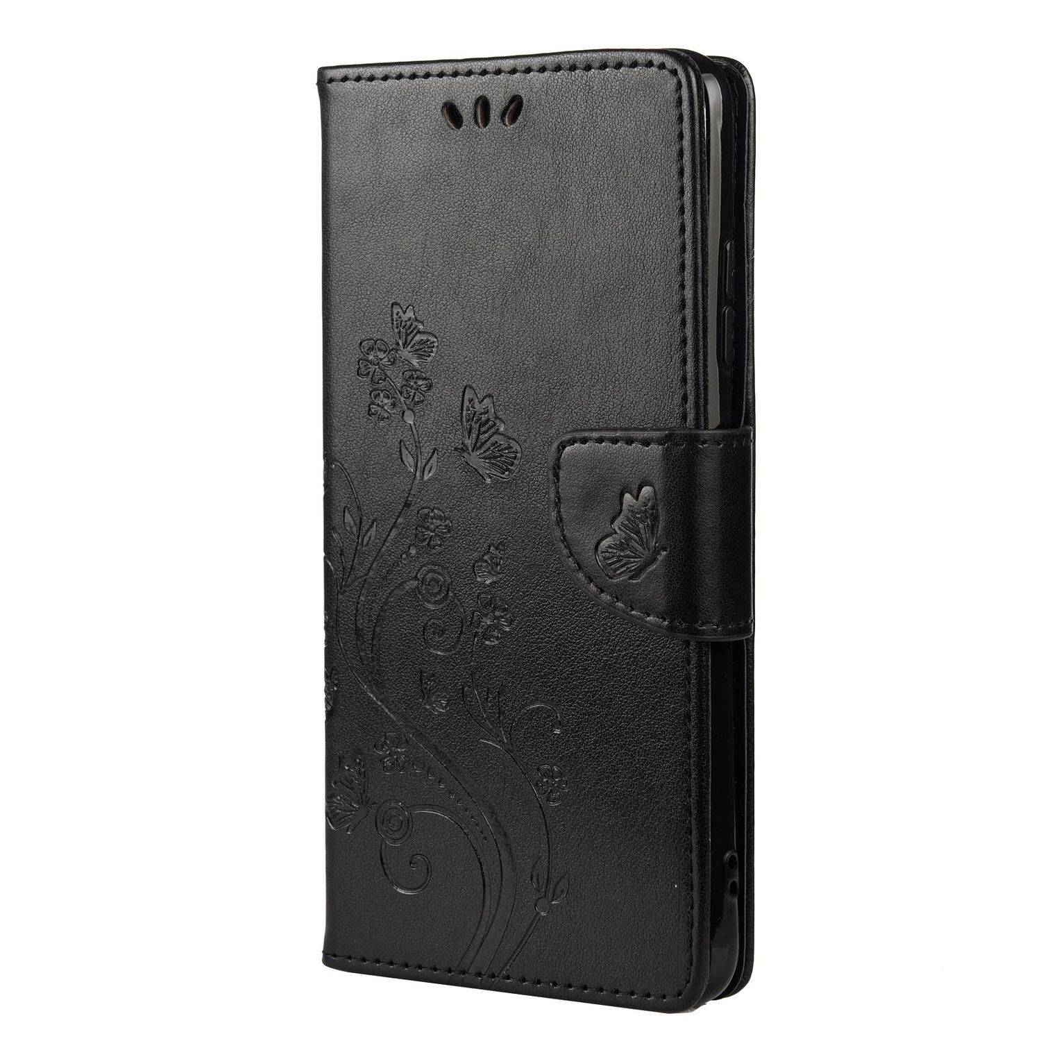 Samsung Galaxy A22 5G Handyhülle Bookcover Schwarz