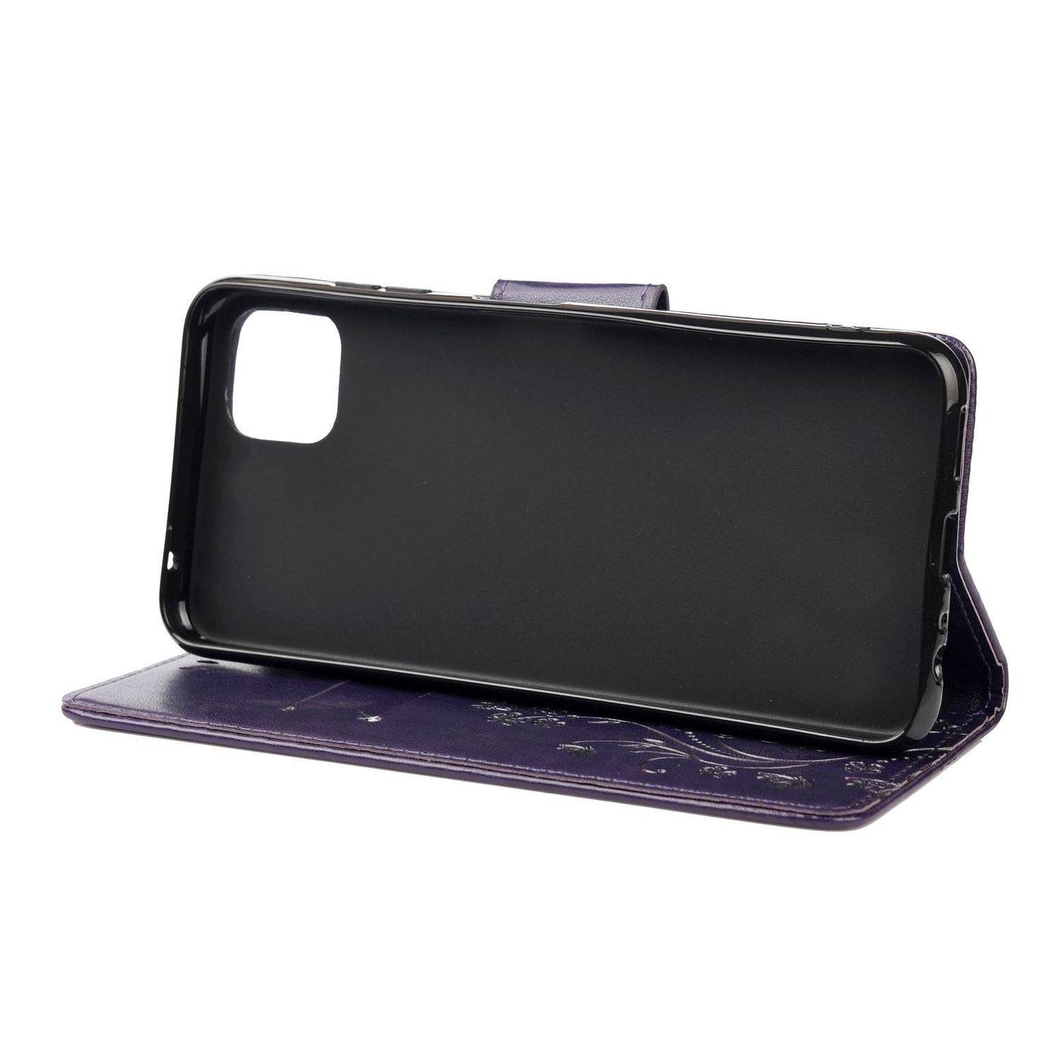 Samsung Galaxy A22 5G Handyhülle Bookcover Violett