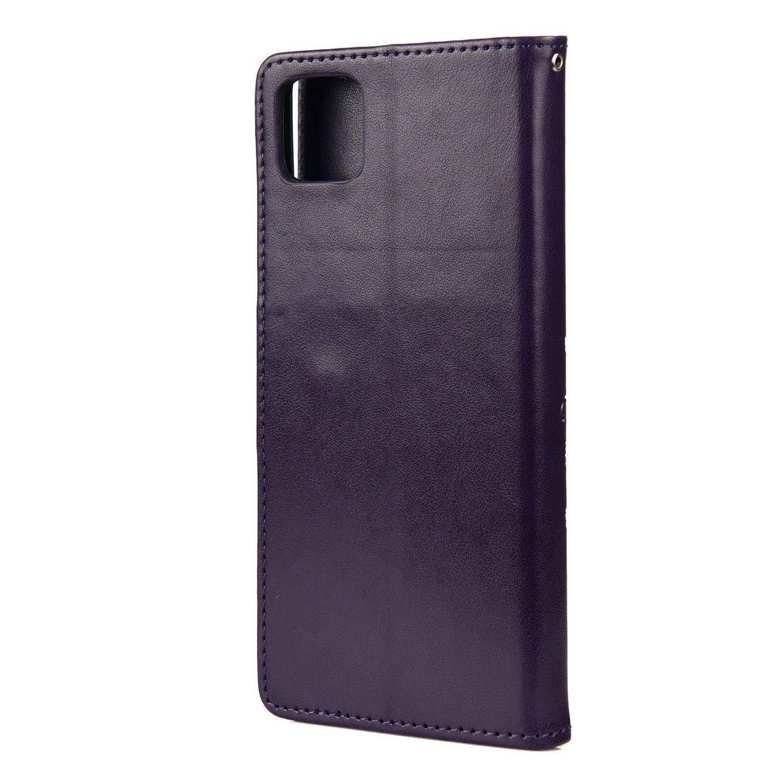 Samsung Galaxy A22 5G Handyhülle Bookcover Violett