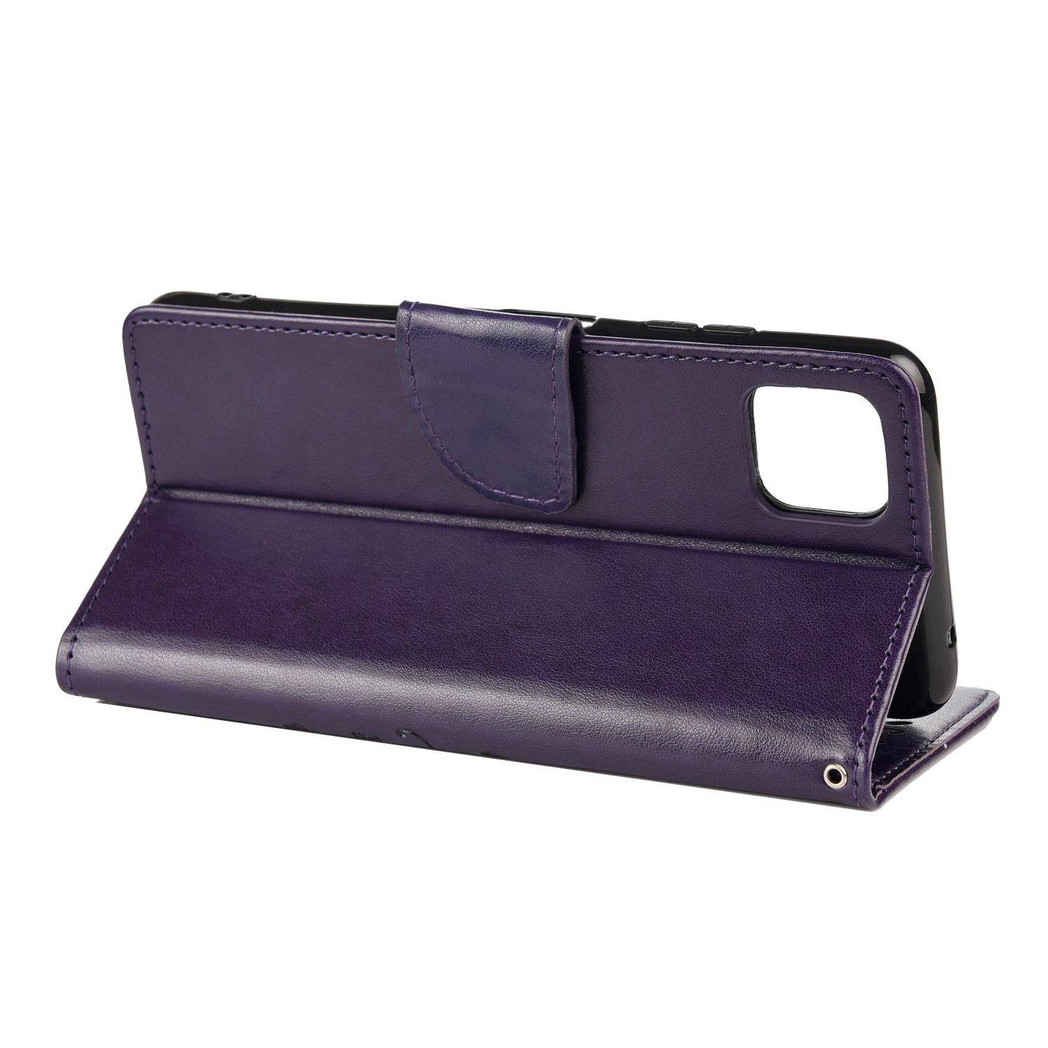 Samsung Galaxy A22 5G Handyhülle Bookcover Violett
