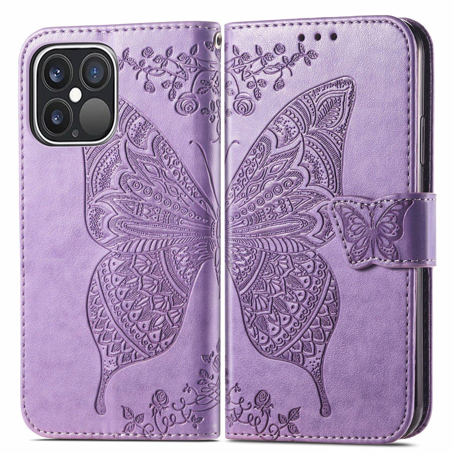 Apple iPhone 13 Pro Handyhülle Bookcover Violett
