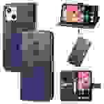 Hülle kompatibel mit Apple iPhone 13 Kunstleder Handyhülle - Handy Case Violett