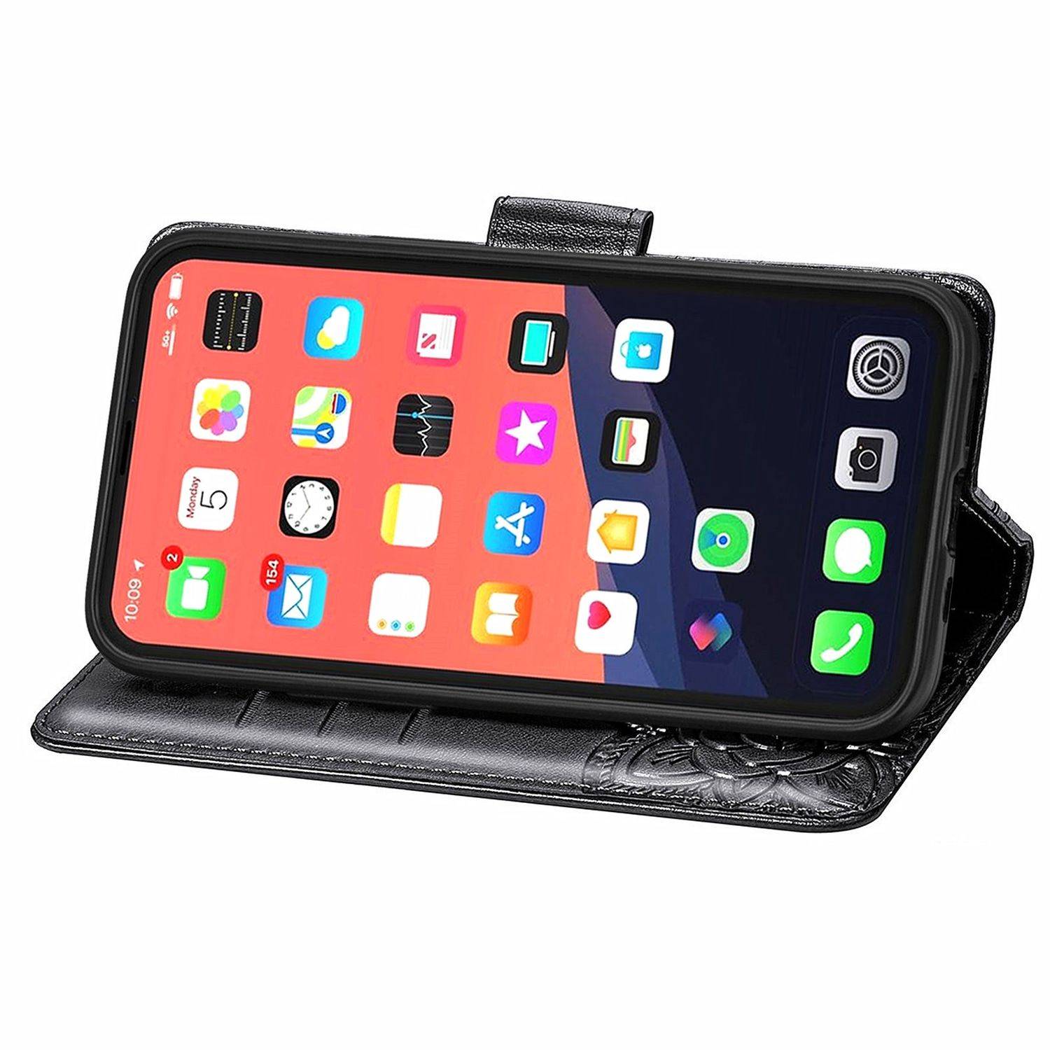 Apple iPhone 13 mini Handyhülle Bookcover Schwarz