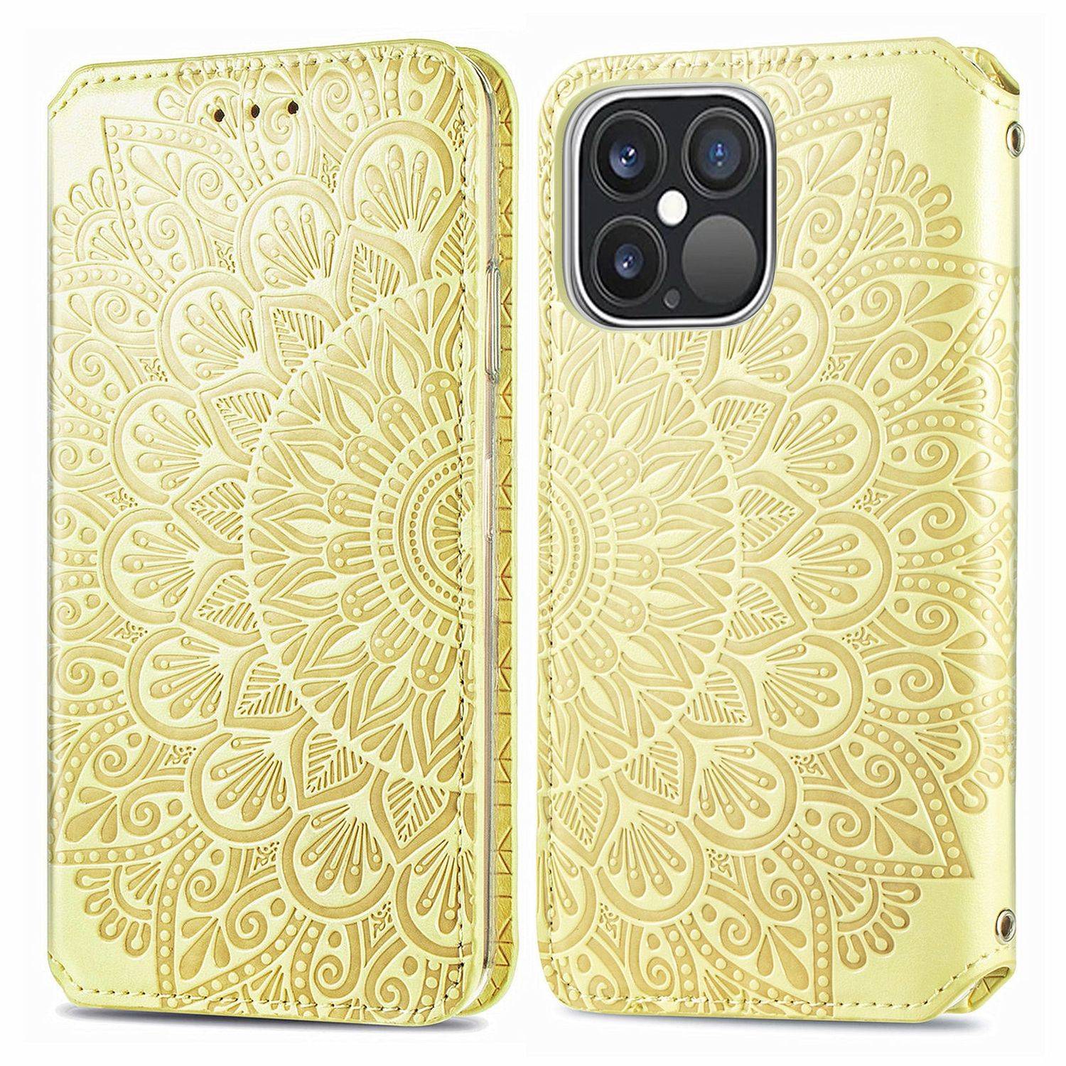 Apple iPhone 13 Pro Max Handyhülle Bookcover Gelb