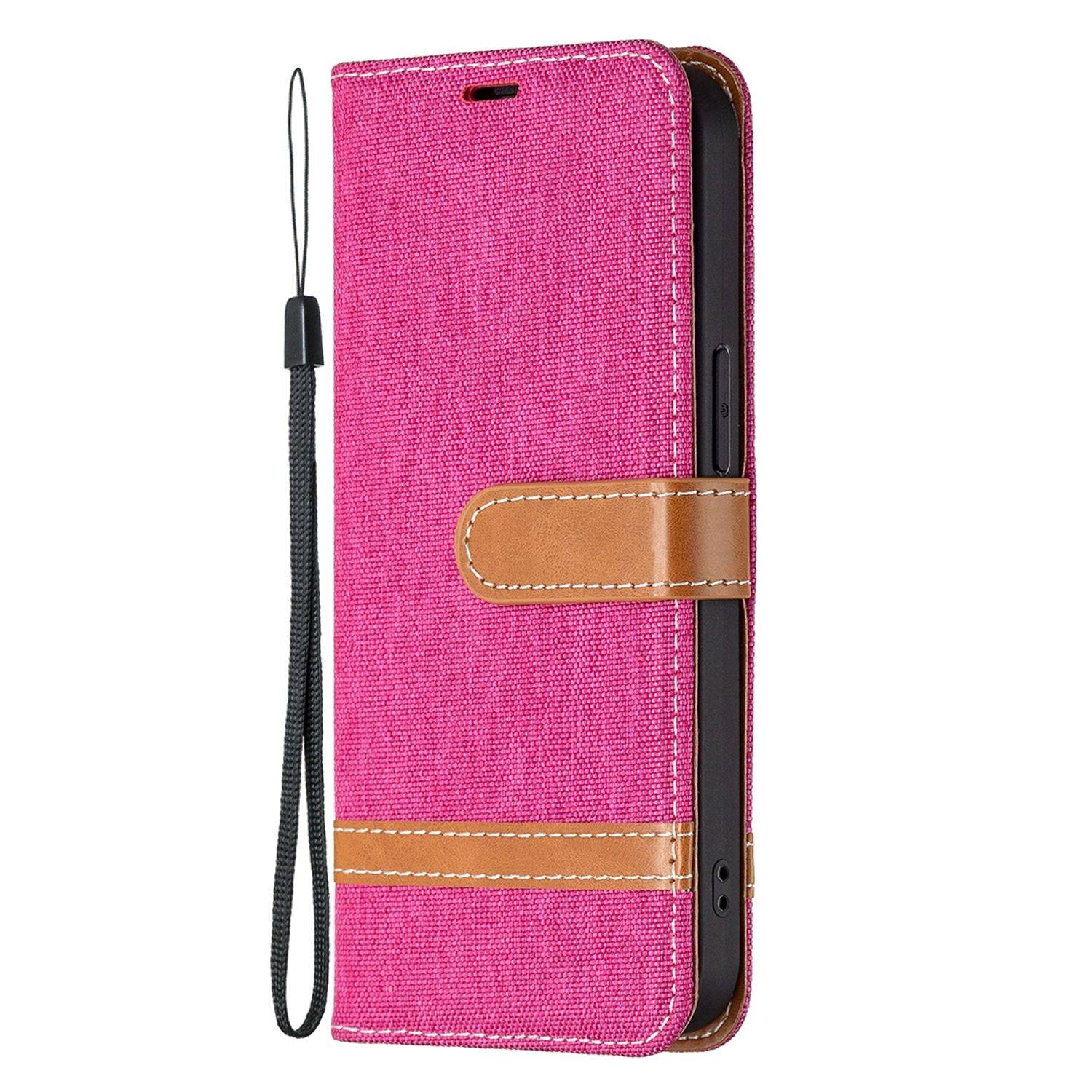 Apple iPhone 13 Pro Max Handyhülle Bookcover Rosa