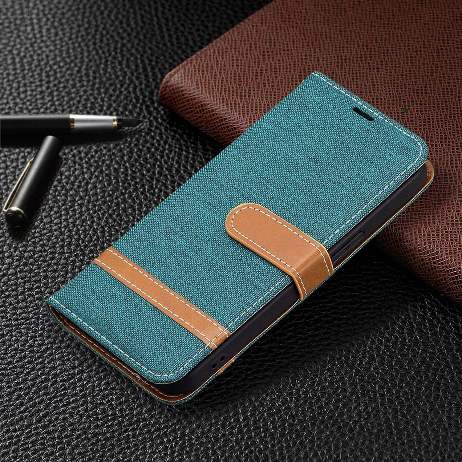 Apple iPhone 13 Pro Max Handyhülle Bookcover Grün