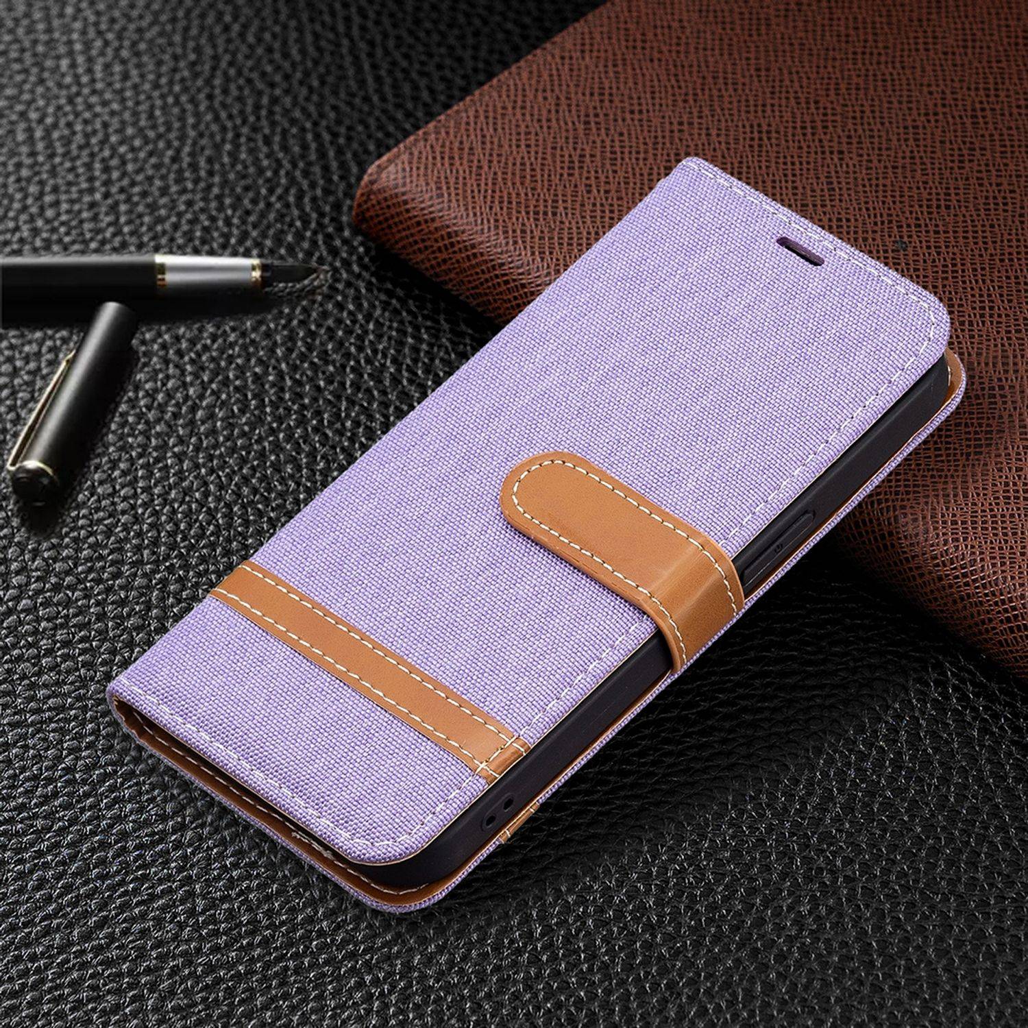 Apple iPhone 13 Pro Max Handyhülle Bookcover Violett