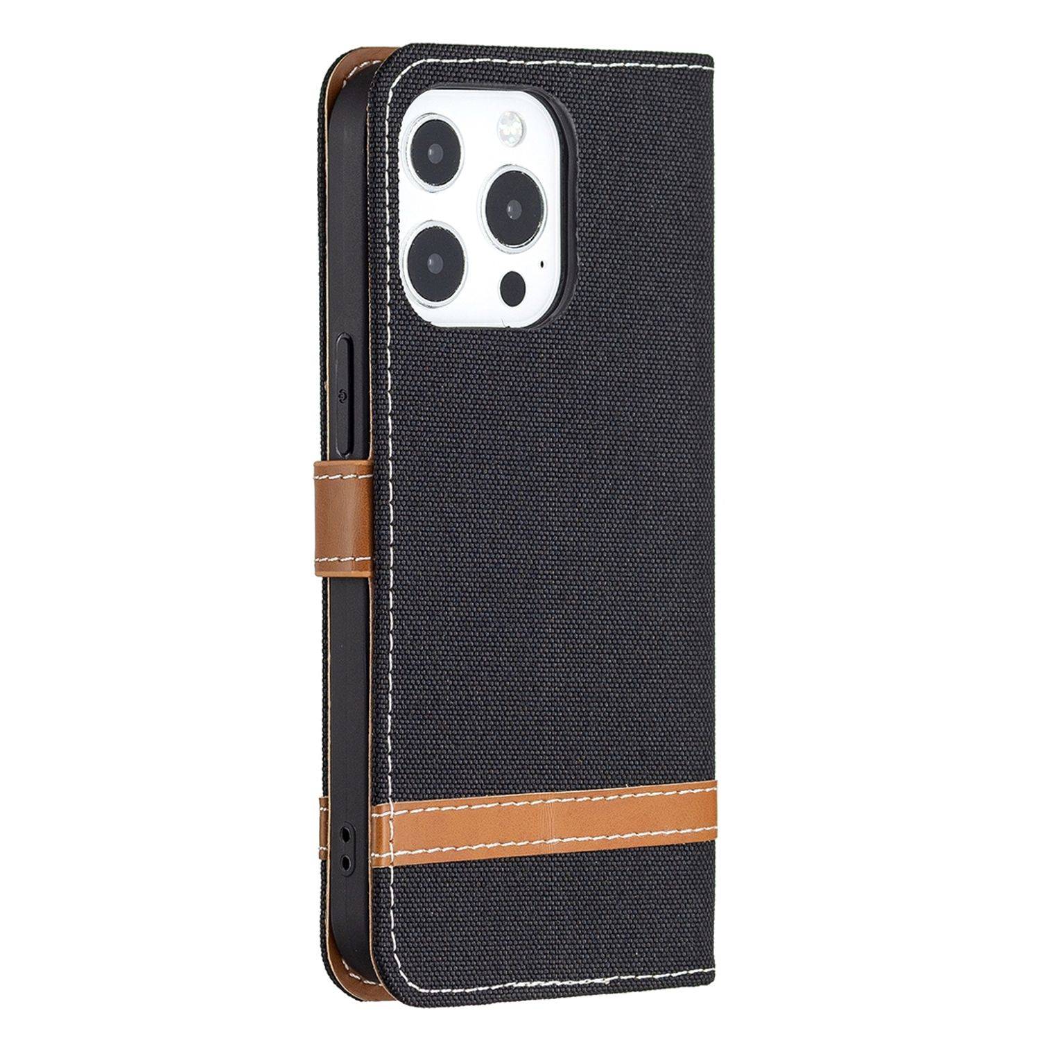 Apple iPhone 13 Pro Max Handyhülle Bookcover Schwarz