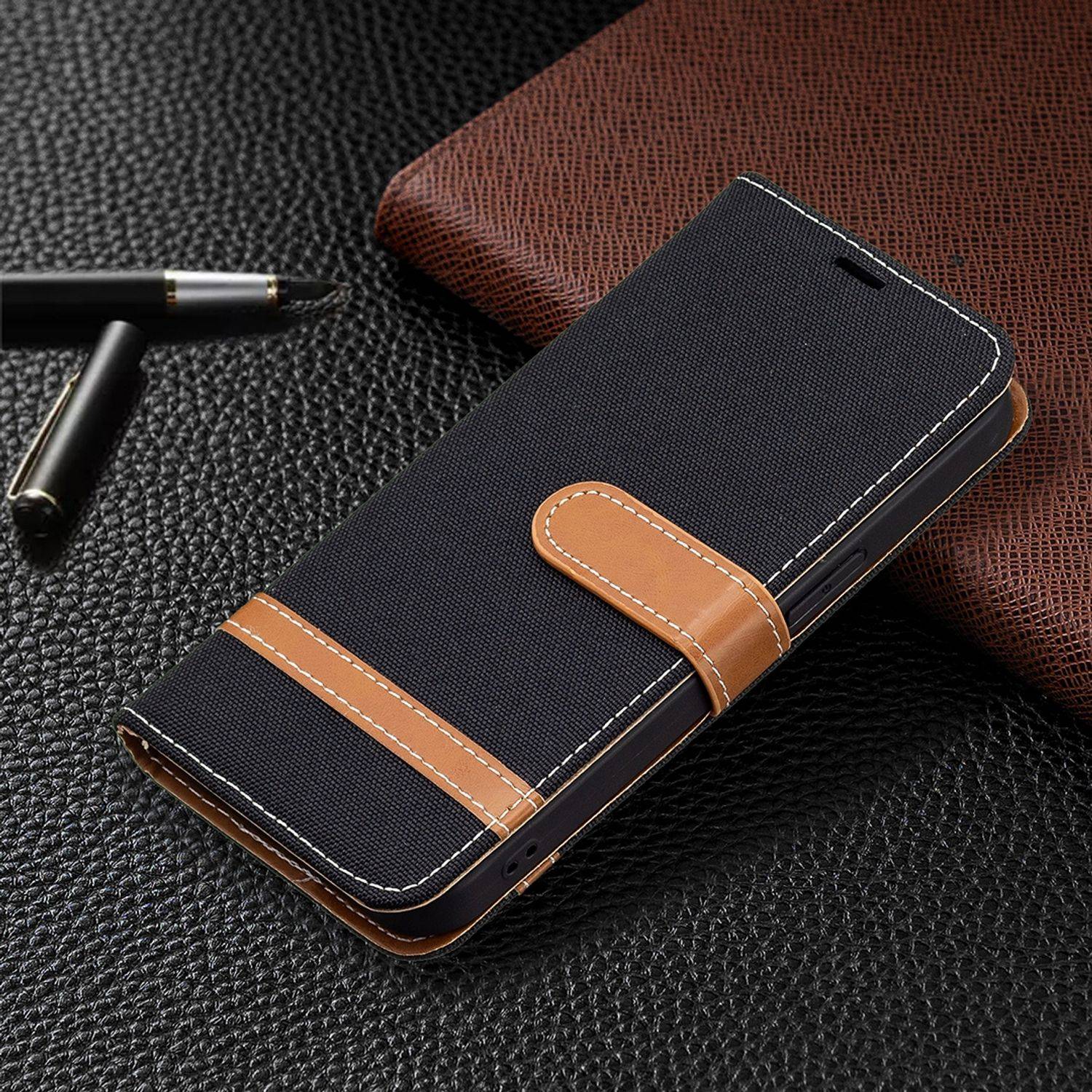 Apple iPhone 13 Pro Max Handyhülle Bookcover Schwarz