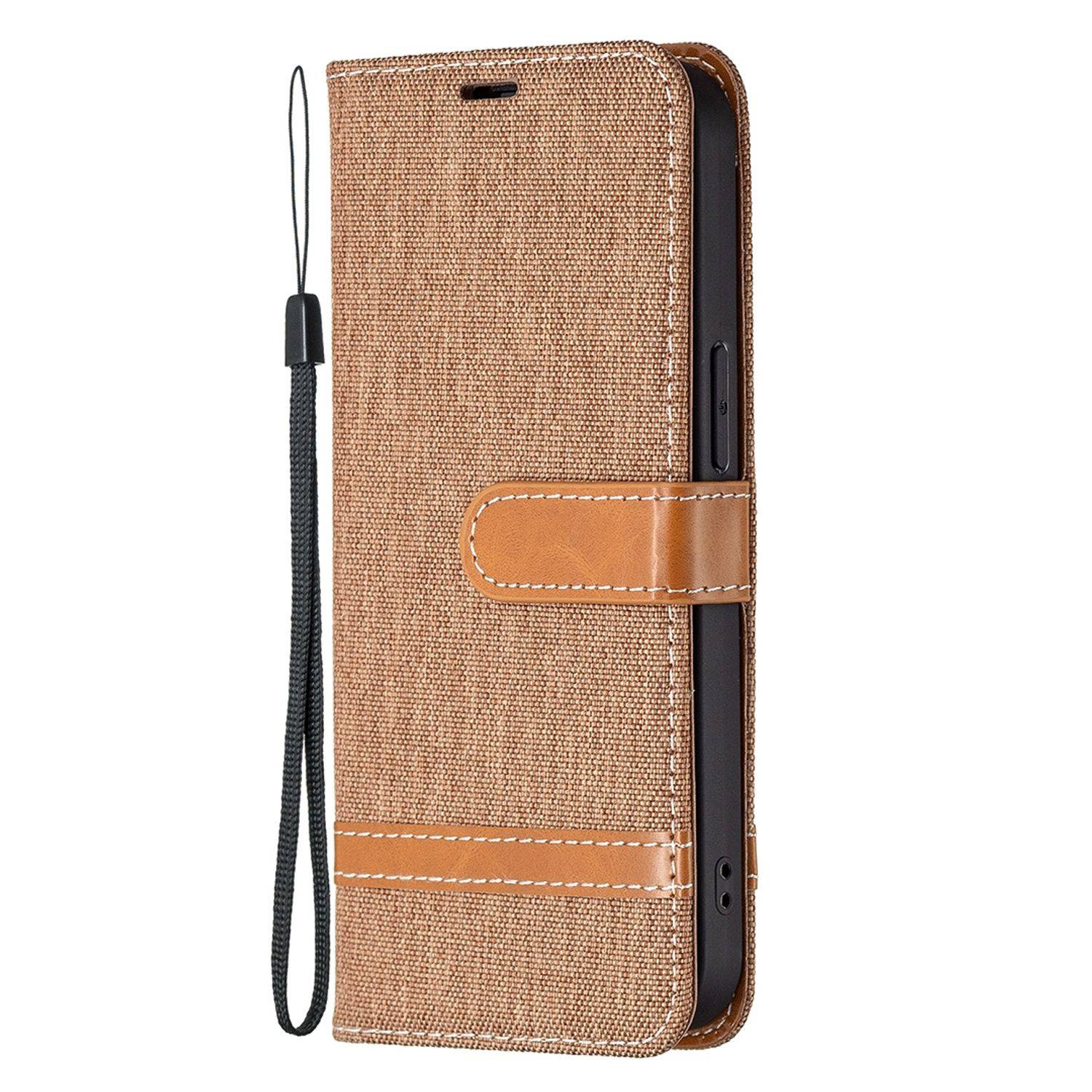 Apple iPhone 13 Pro Handyhülle Bookcover Braun