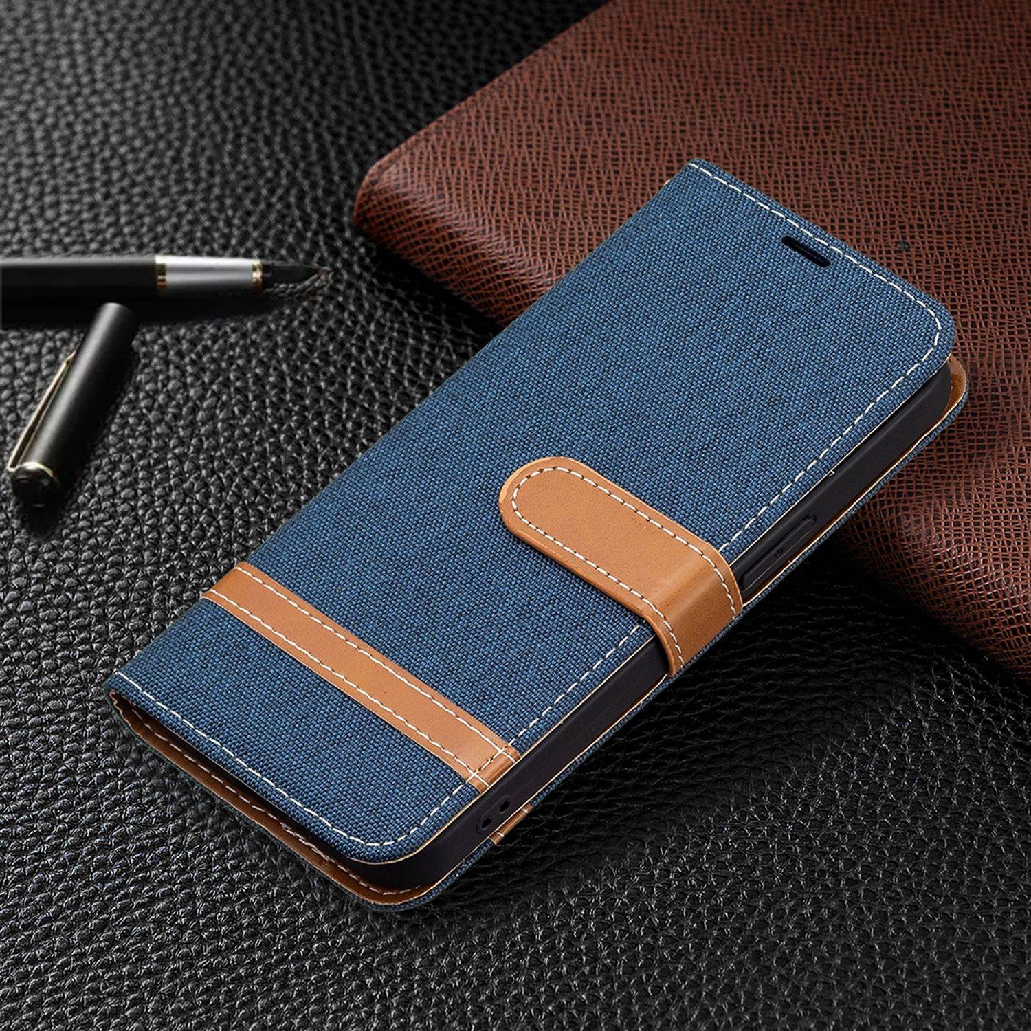 Apple iPhone 13 Pro Handyhülle Bookcover Blau