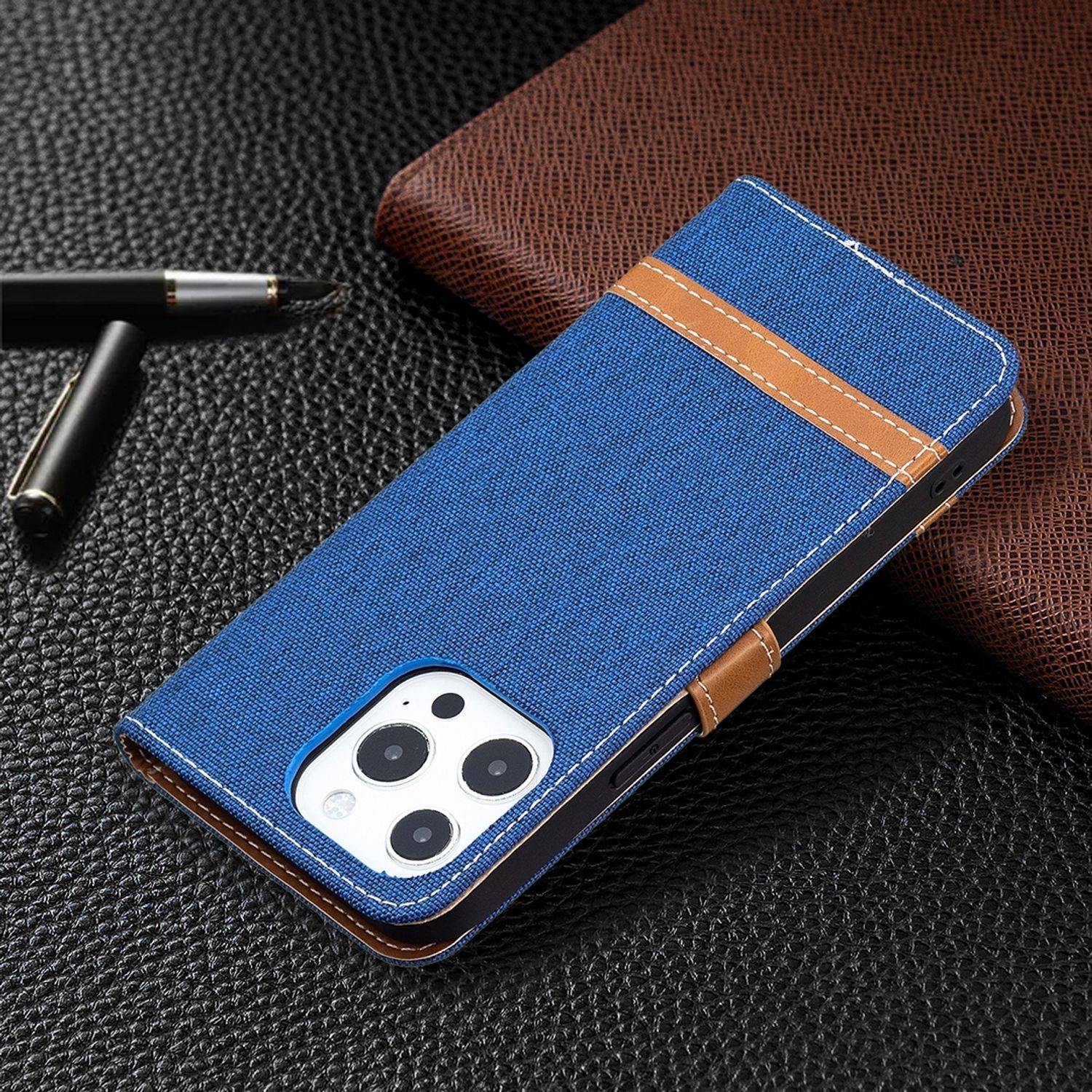 Apple iPhone 13 mini Handyhülle Bookcover Blau