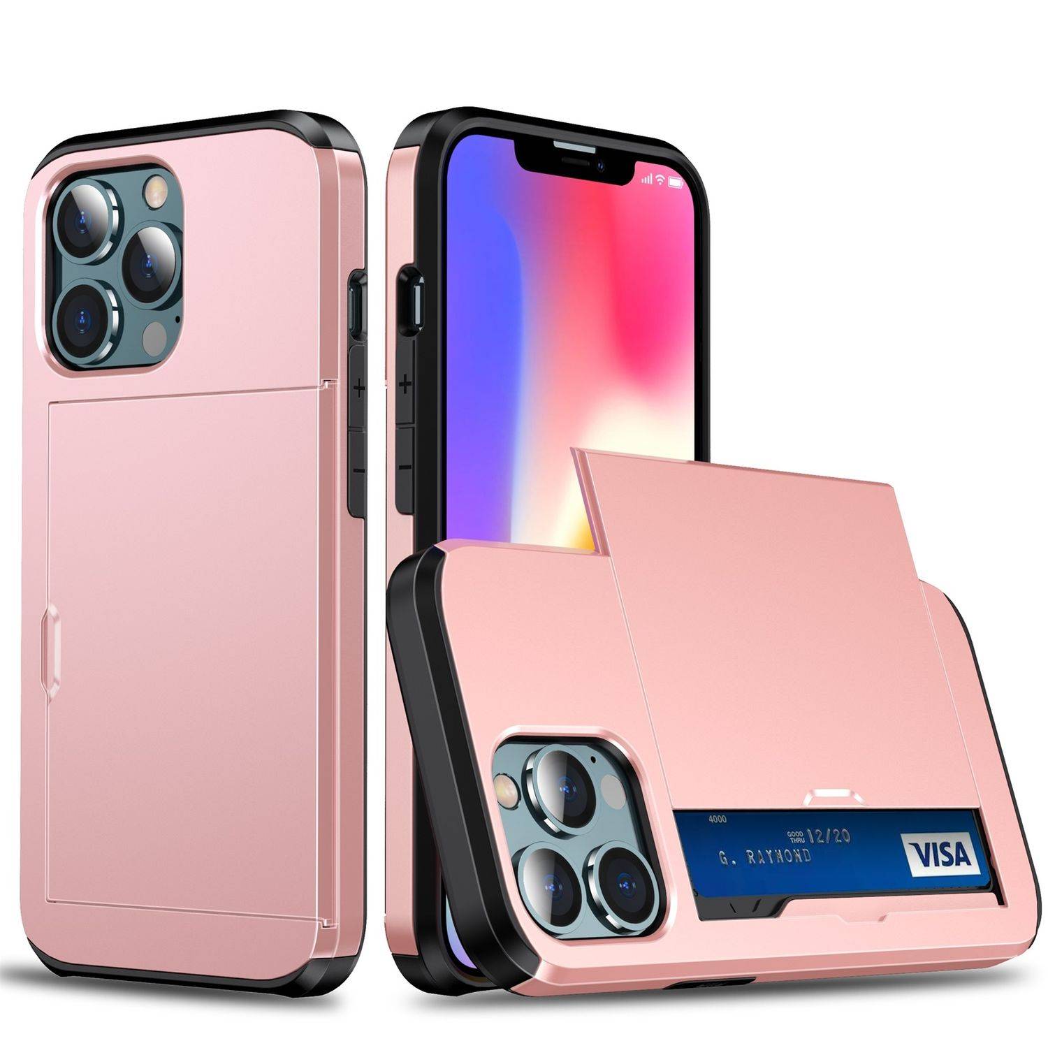 Apple iPhone 13 Pro Max Handyhülle Backcover Rosa