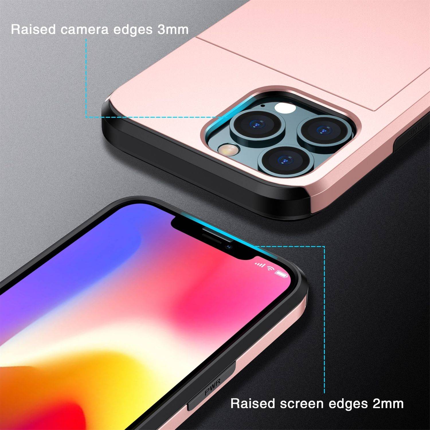 Apple iPhone 13 Pro Max Handyhülle Backcover Rosa
