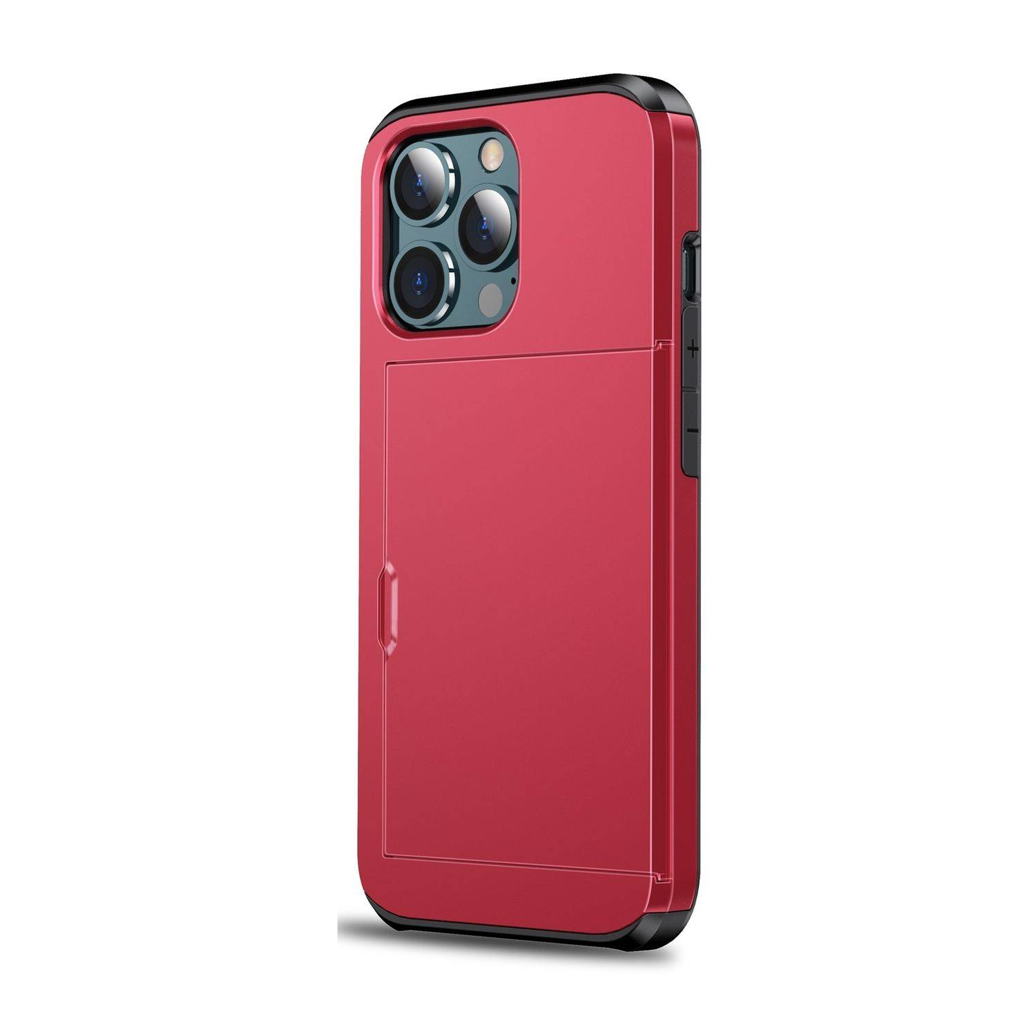 Hülle kompatibel mit Apple iPhone 13 Pro Kunststoff Soft Handyhülle - Handy Case Rot