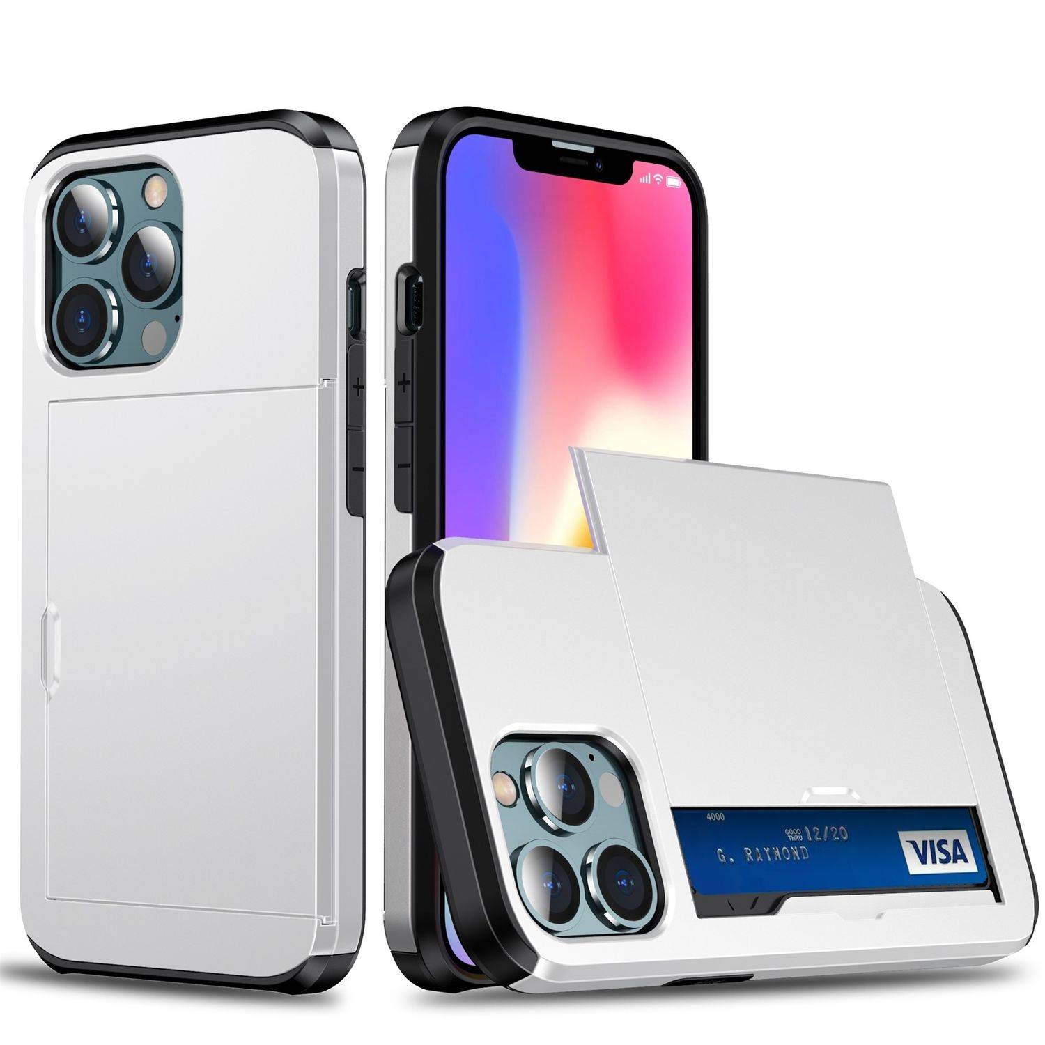 Apple iPhone 13 Pro Max Handyhülle Backcover Weiß