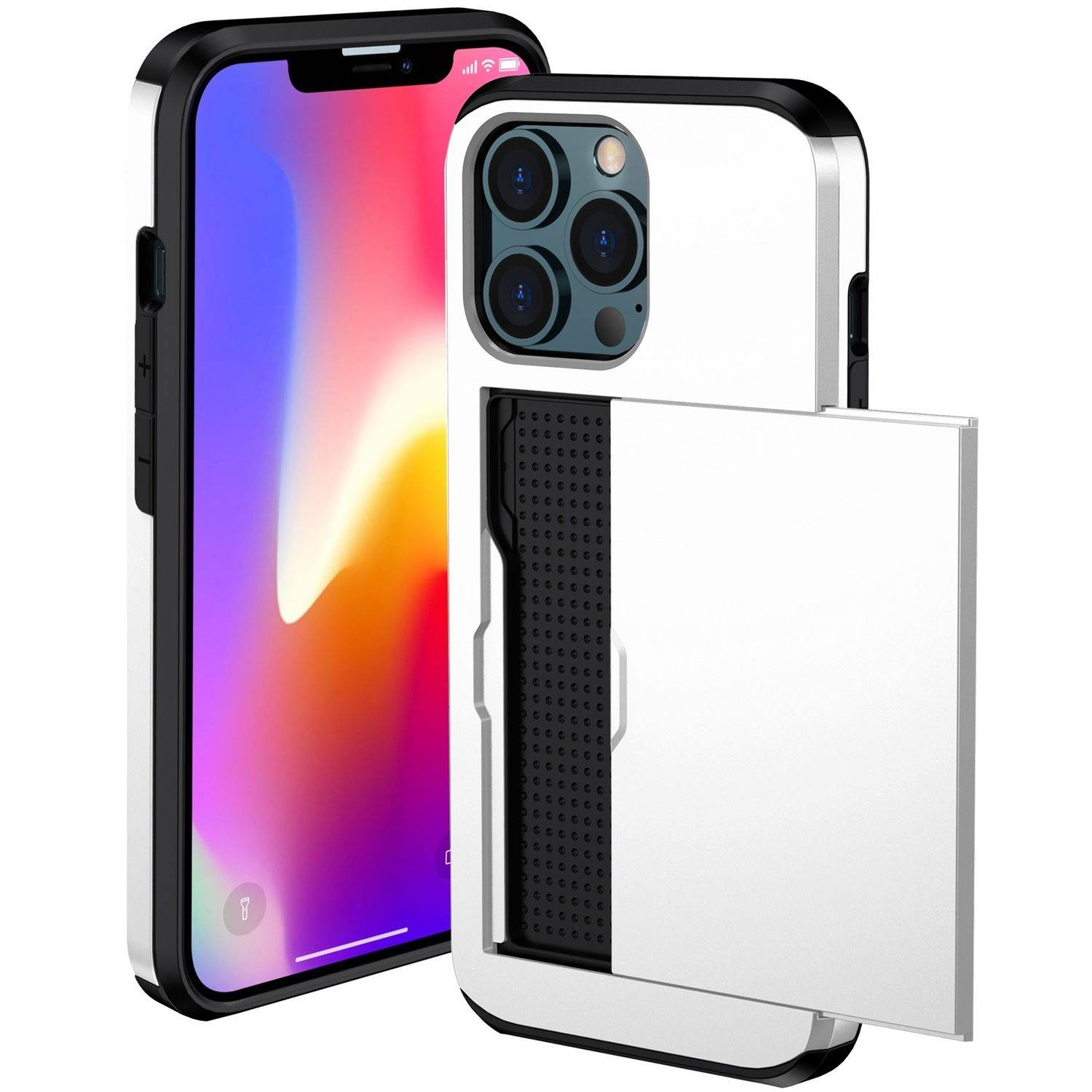 Apple iPhone 13 Pro Max Handyhülle Backcover Weiß