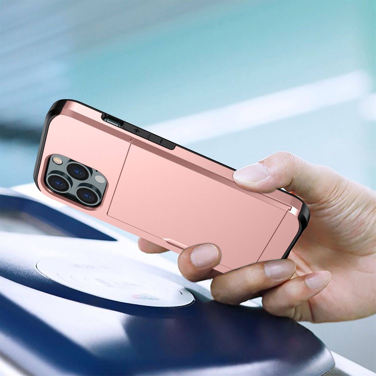 Apple iPhone 13 Pro Max Handyhülle Backcover Weiß