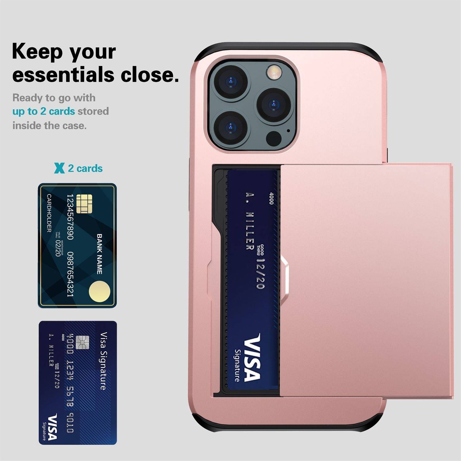 Hülle kompatibel mit Apple iPhone 13 Pro Kunststoff Soft Handyhülle - Handy Case Rosa