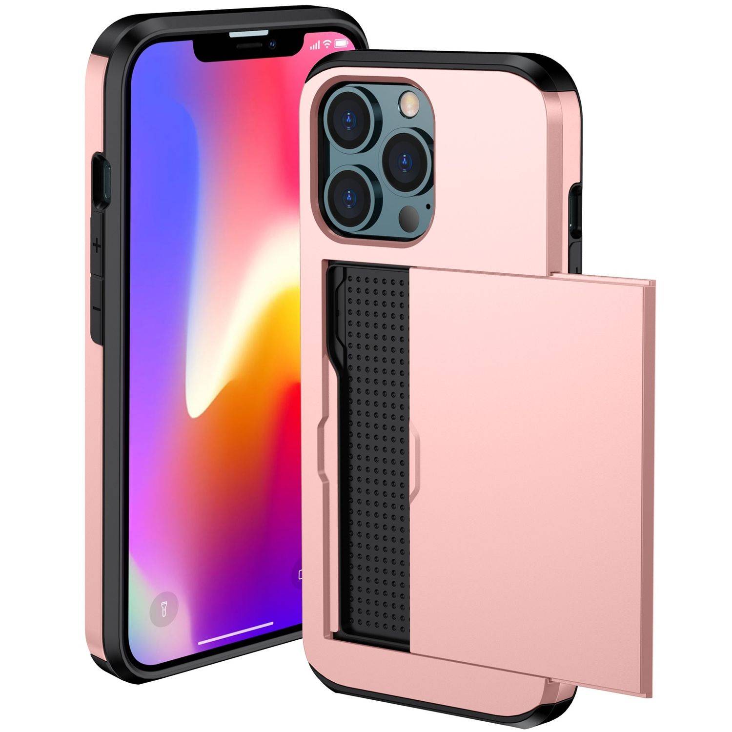 Hülle kompatibel mit Apple iPhone 13 Kunststoff Soft Handyhülle - Handy Case Rosa