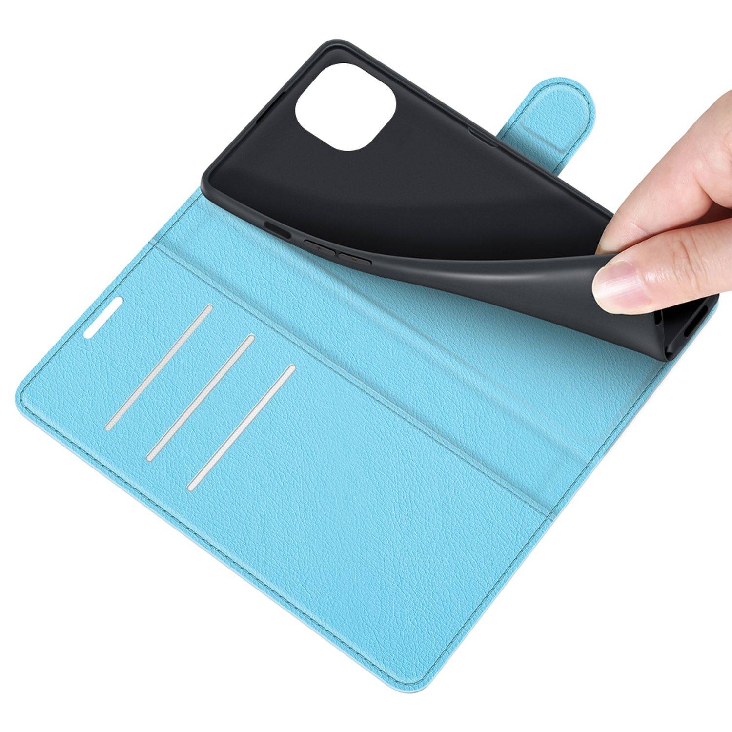 Apple iPhone 13 mini Handyhülle Bookcover Blau