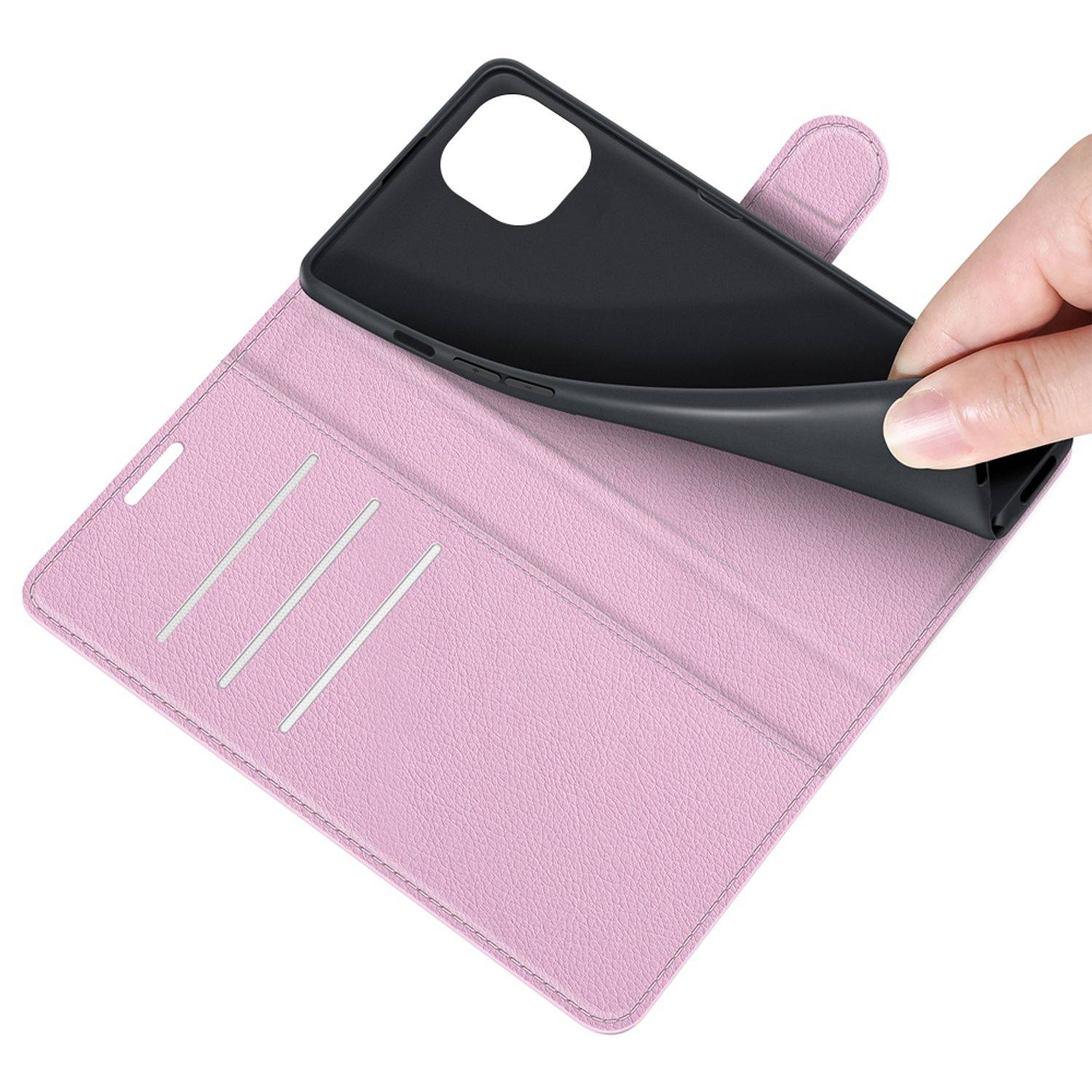 Apple iPhone 13 mini Handyhülle Bookcover Rosa