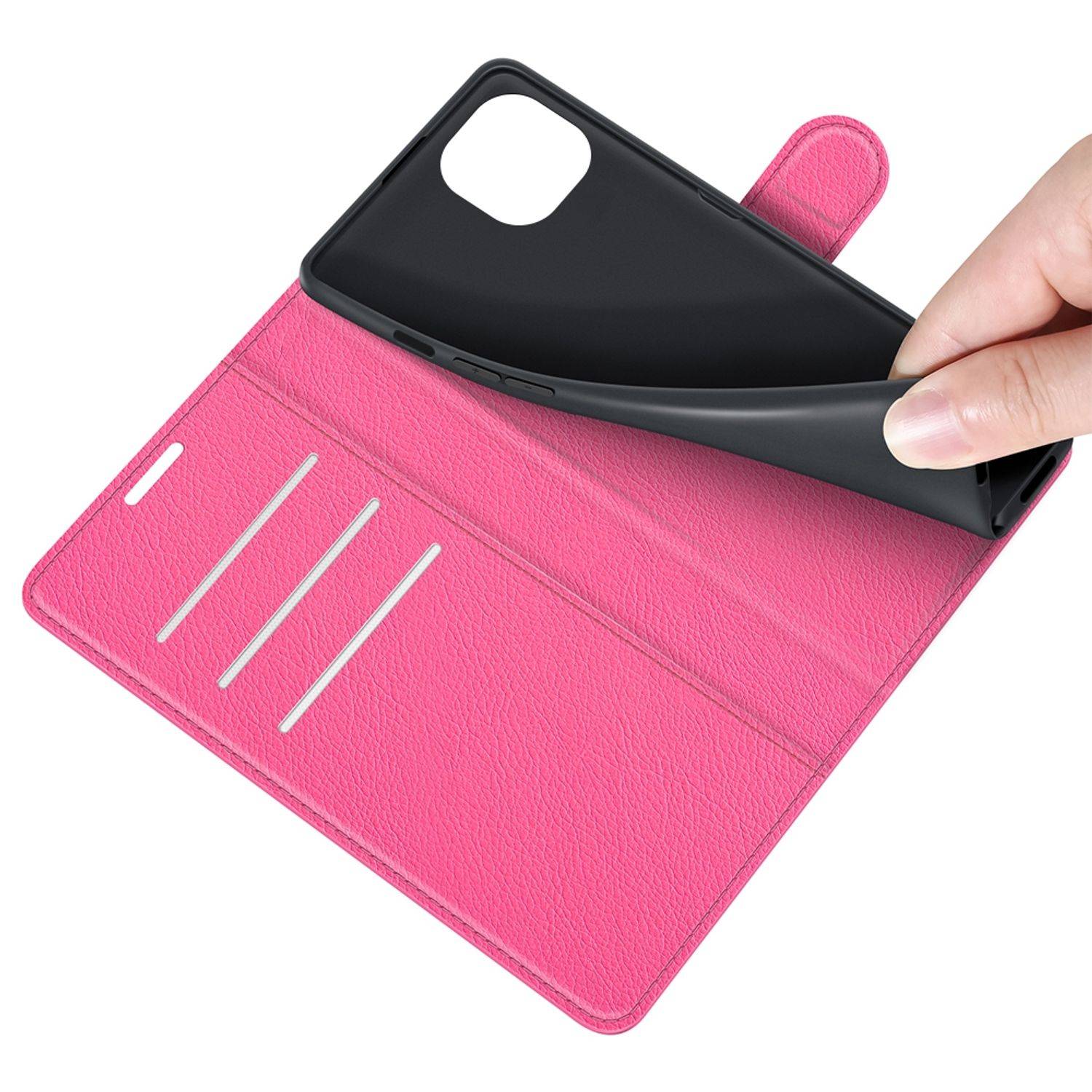 Apple iPhone 13 mini Handyhülle Bookcover Rosa