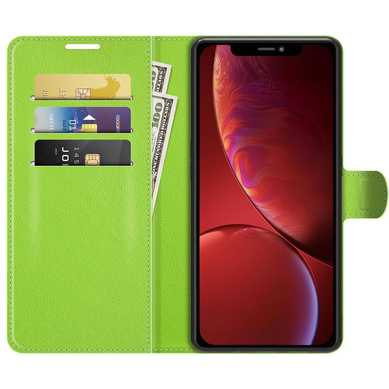 Apple iPhone 13 mini Handyhülle Bookcover Grün