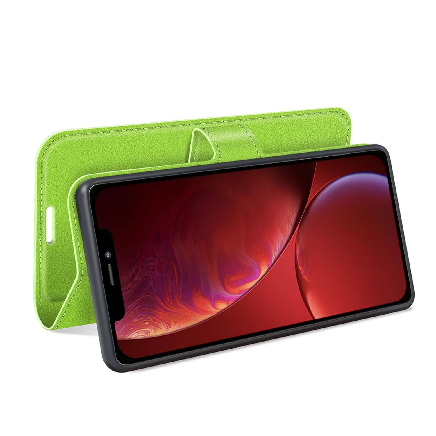 Apple iPhone 13 mini Handyhülle Bookcover Grün