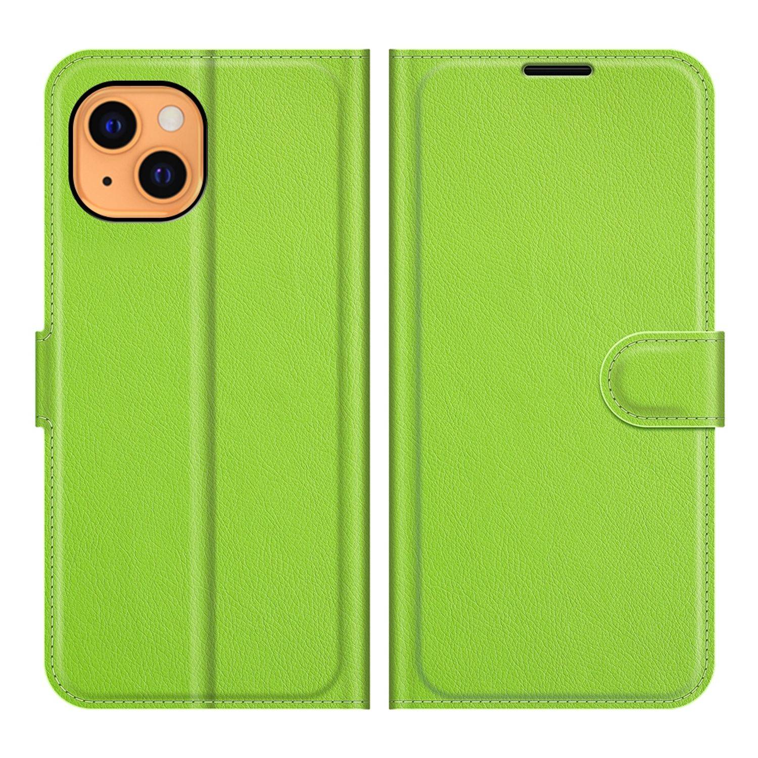 Apple iPhone 13 mini Handyhülle Bookcover Grün