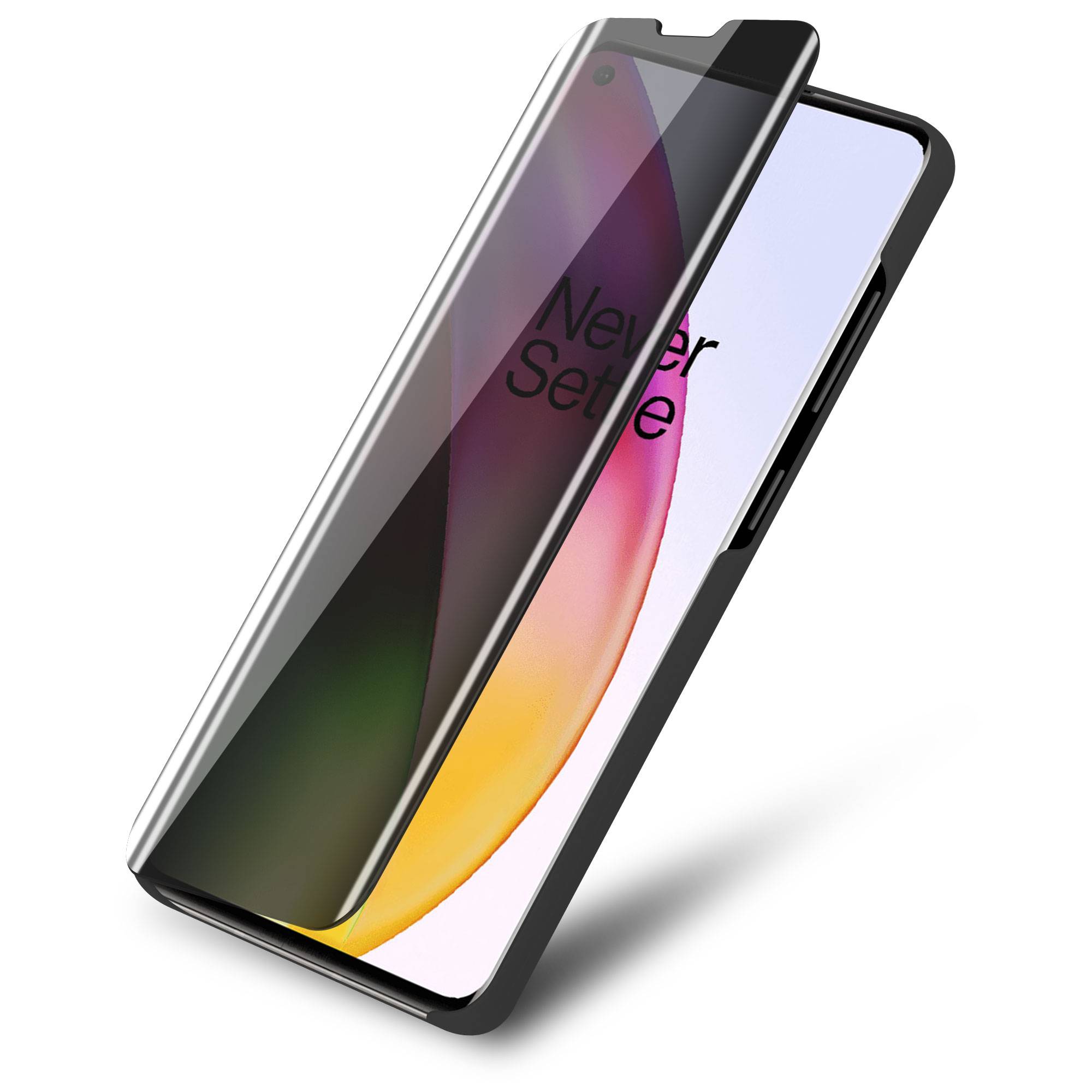 Cadorabo Handyhülle für OnePlus 8 in Schwarz Cover Backcover Schutzhülle Book Case Booklet