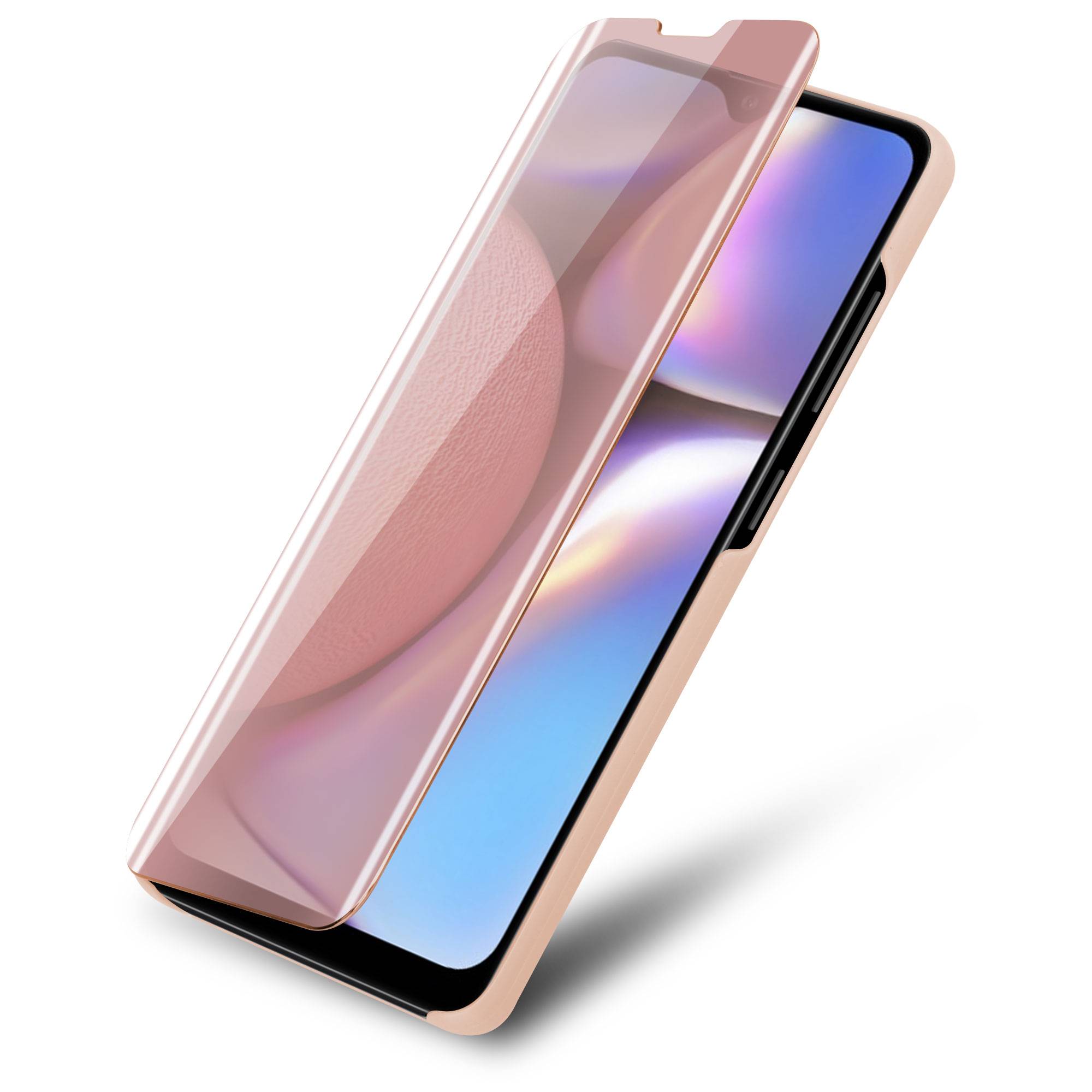 Cadorabo Handyhülle für Samsung Galaxy A10s / M01s in Pink Cover Backcover Schutzhülle Book Case Booklet