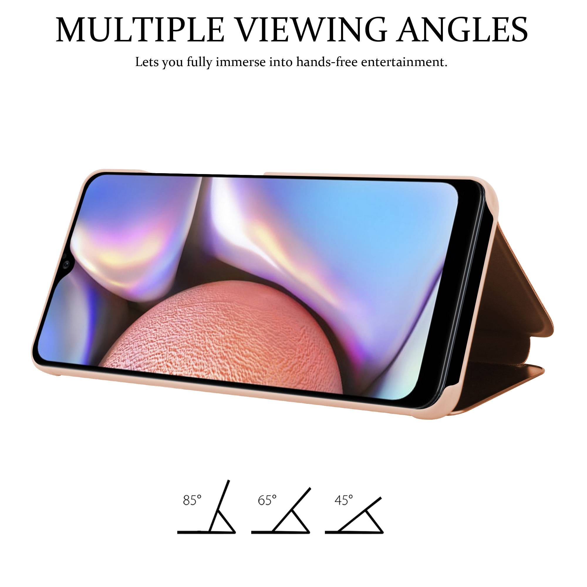 Cadorabo Handyhülle für Samsung Galaxy A10s / M01s in Pink Cover Backcover Schutzhülle Book Case Booklet