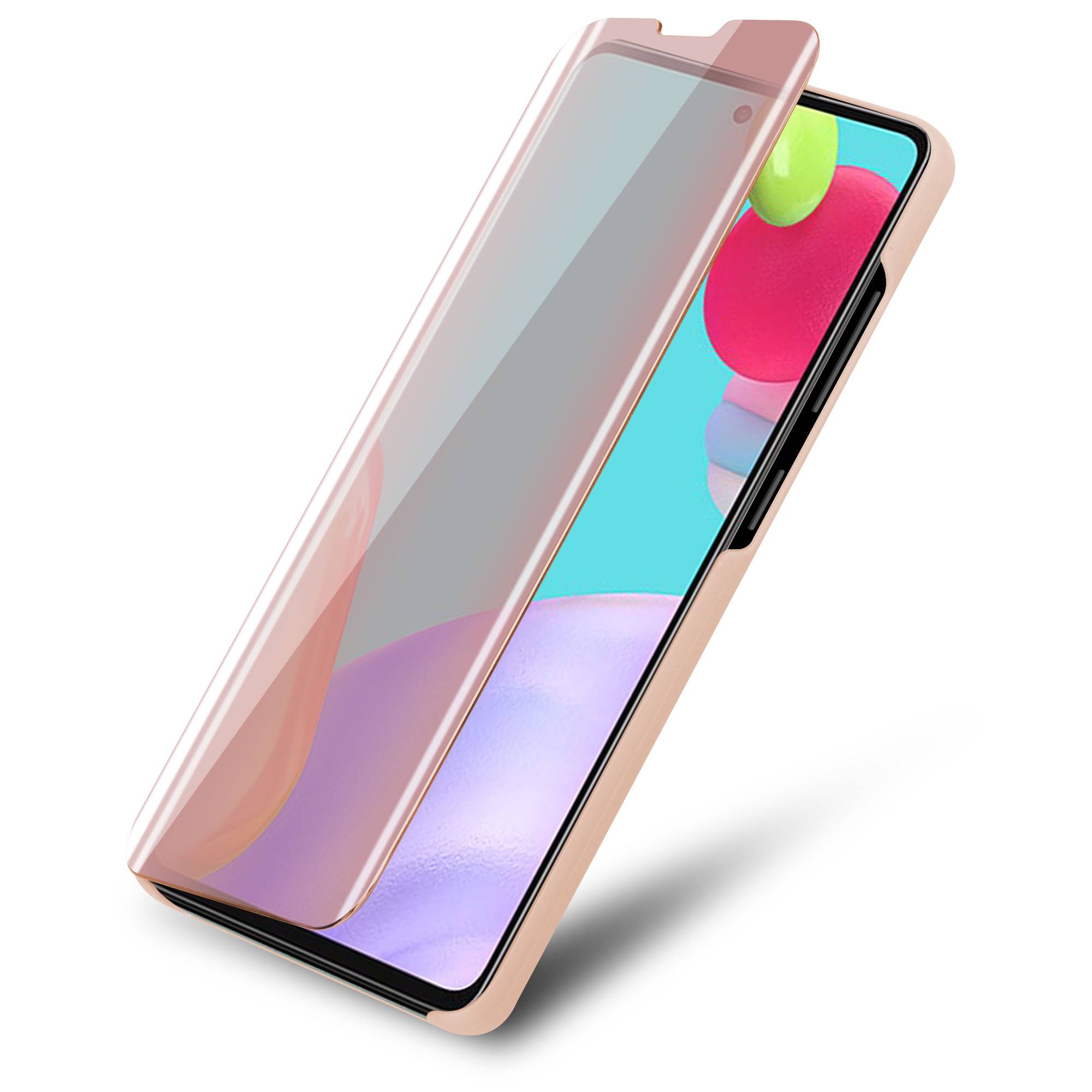 Cadorabo Handyhülle für Samsung Galaxy A52 (4G / 5G) / A52s in Pink Cover Backcover Schutzhülle Book Case Booklet