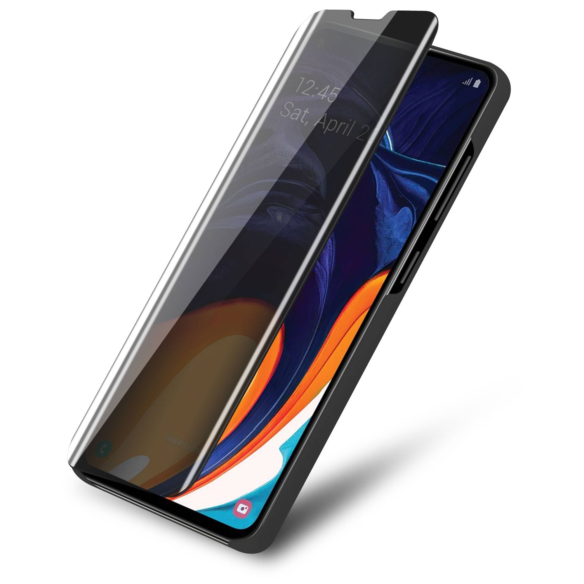 Cadorabo Handyhülle für Samsung Galaxy A60 / M40 in Schwarz Cover Backcover Schutzhülle Book Case Booklet