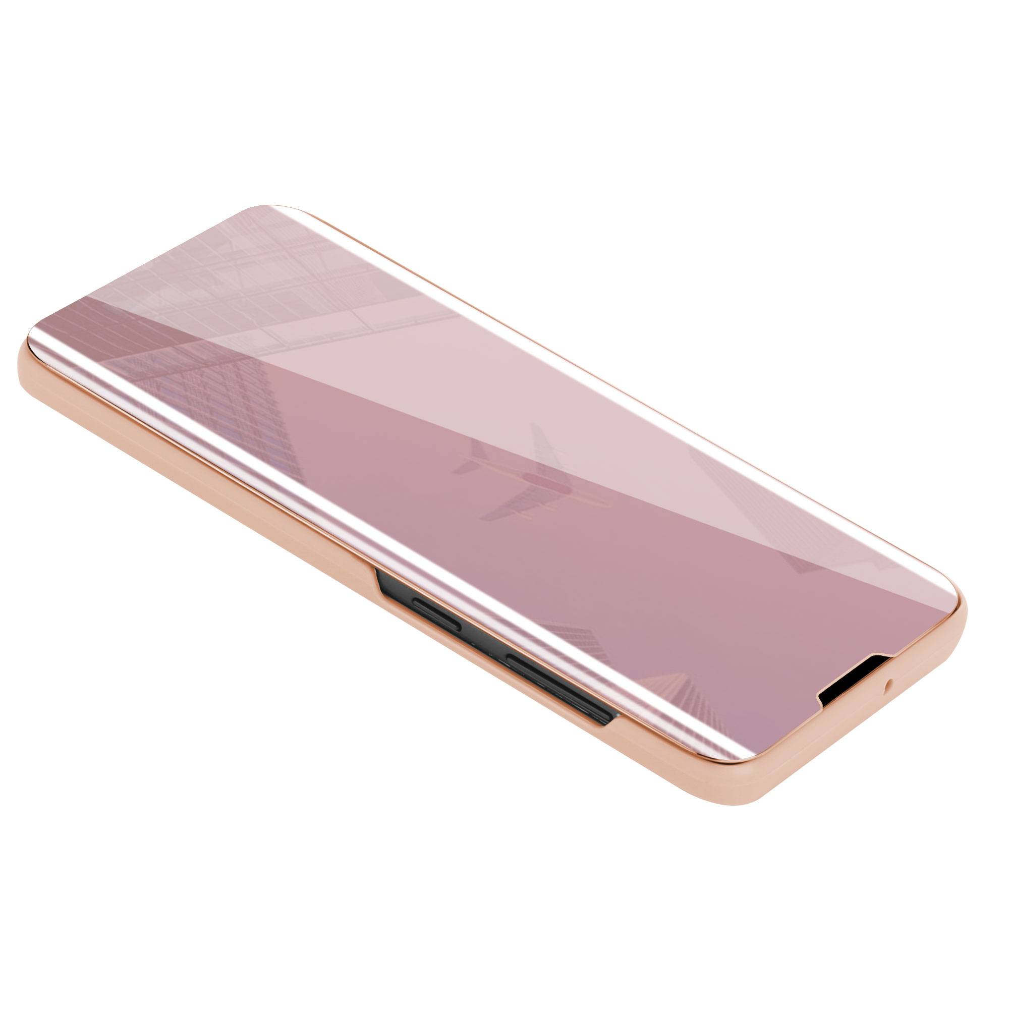 Cadorabo Handyhülle für Samsung Galaxy A60 / M40 in Pink Cover Backcover Schutzhülle Book Case Booklet