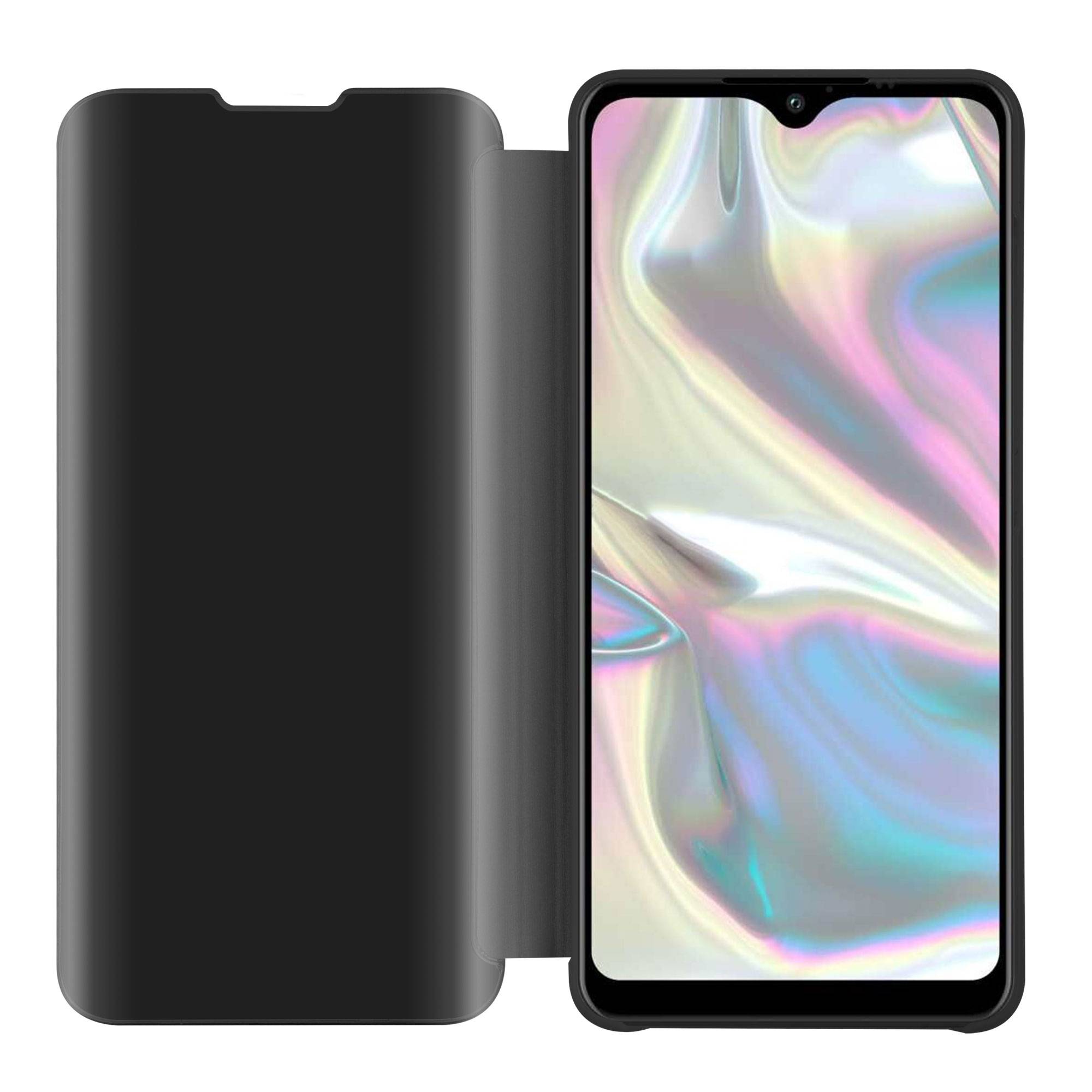 Cadorabo Handyhülle für Samsung Galaxy A70e in Schwarz Cover Backcover Schutzhülle Book Case Booklet