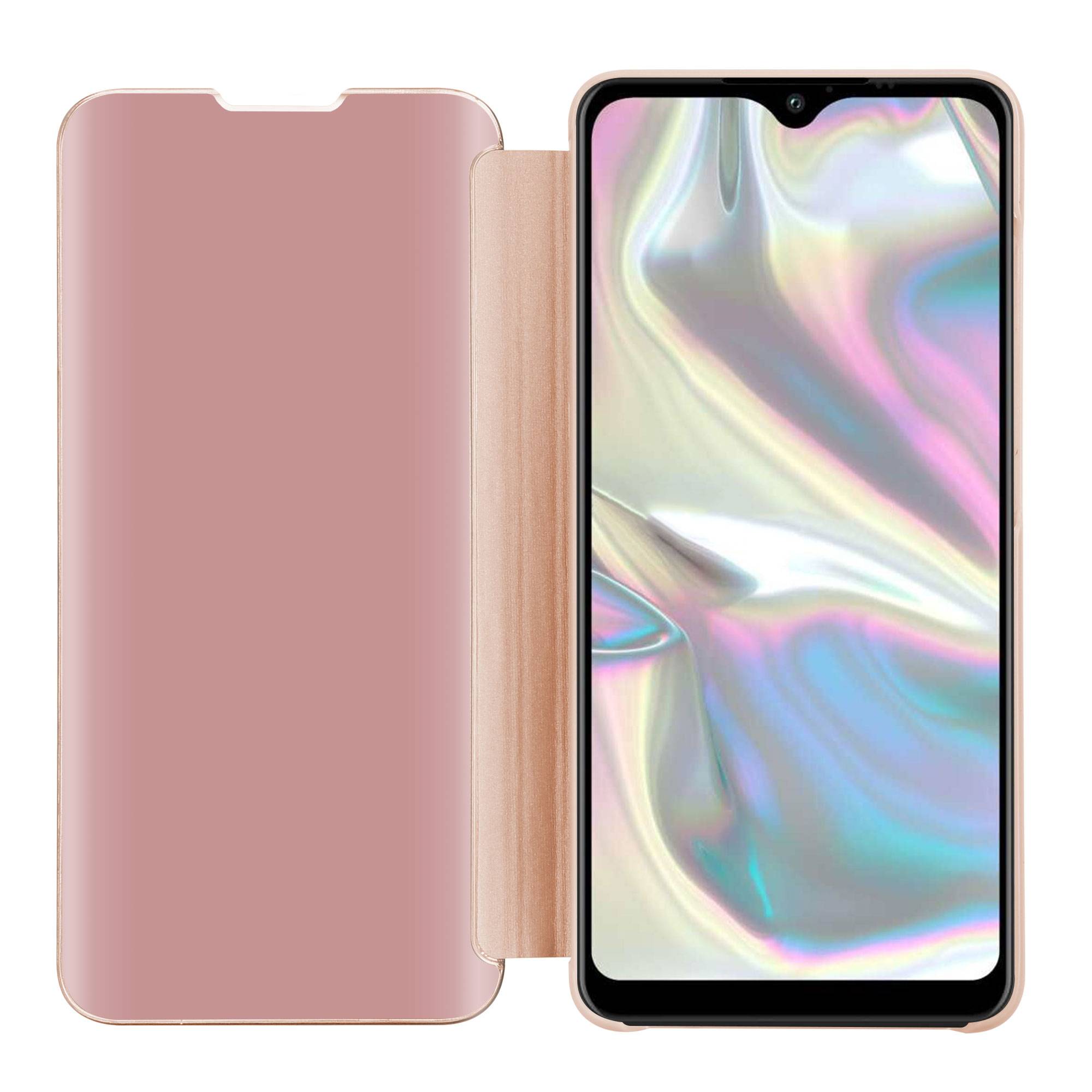 Cadorabo Handyhülle für Samsung Galaxy A70e in Pink Cover Backcover Schutzhülle Book Case Booklet