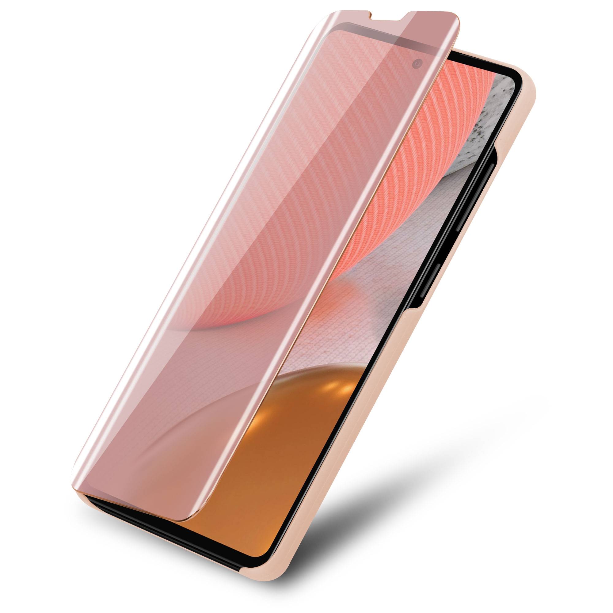 Cadorabo Handyhülle für Samsung Galaxy A72 4G / 5G in Pink Cover Backcover Schutzhülle Book Case Booklet