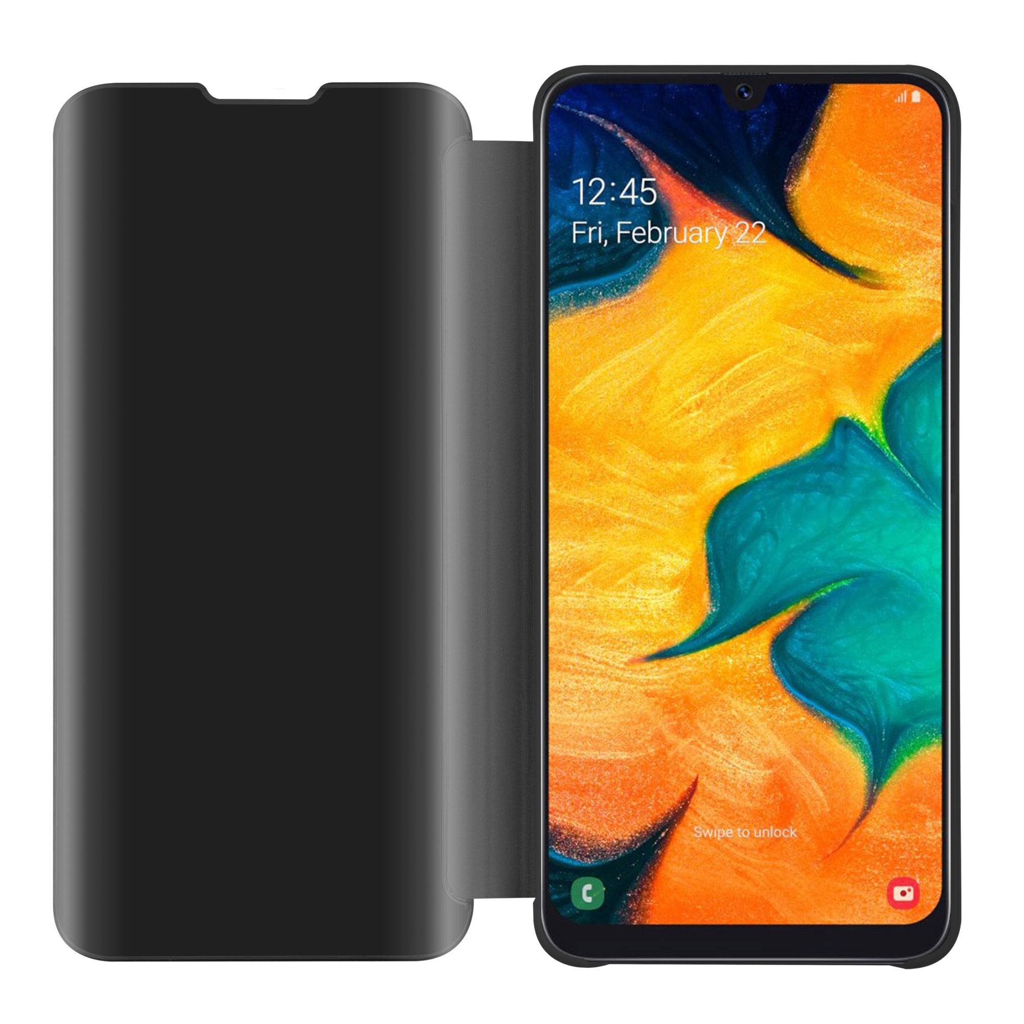 Cadorabo Handyhülle für Samsung Galaxy A20 / A30 / M10s in Schwarz Cover Backcover Schutzhülle Book Case Booklet