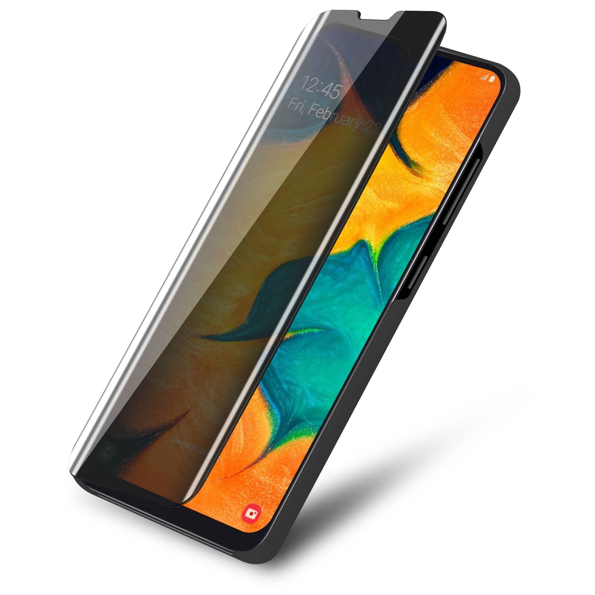 Cadorabo Handyhülle für Samsung Galaxy A20 / A30 / M10s in Schwarz Cover Backcover Schutzhülle Book Case Booklet