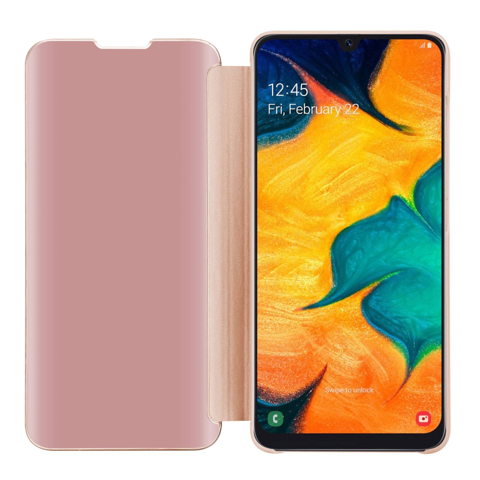 Cadorabo Handyhülle für Samsung Galaxy A20 / A30 / M10s in Pink Cover Backcover Schutzhülle Book Case Booklet