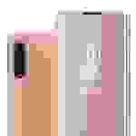 Cadorabo Handyhülle für Samsung Galaxy A90 5G in Pink Cover Backcover Schutzhülle Book Case Booklet