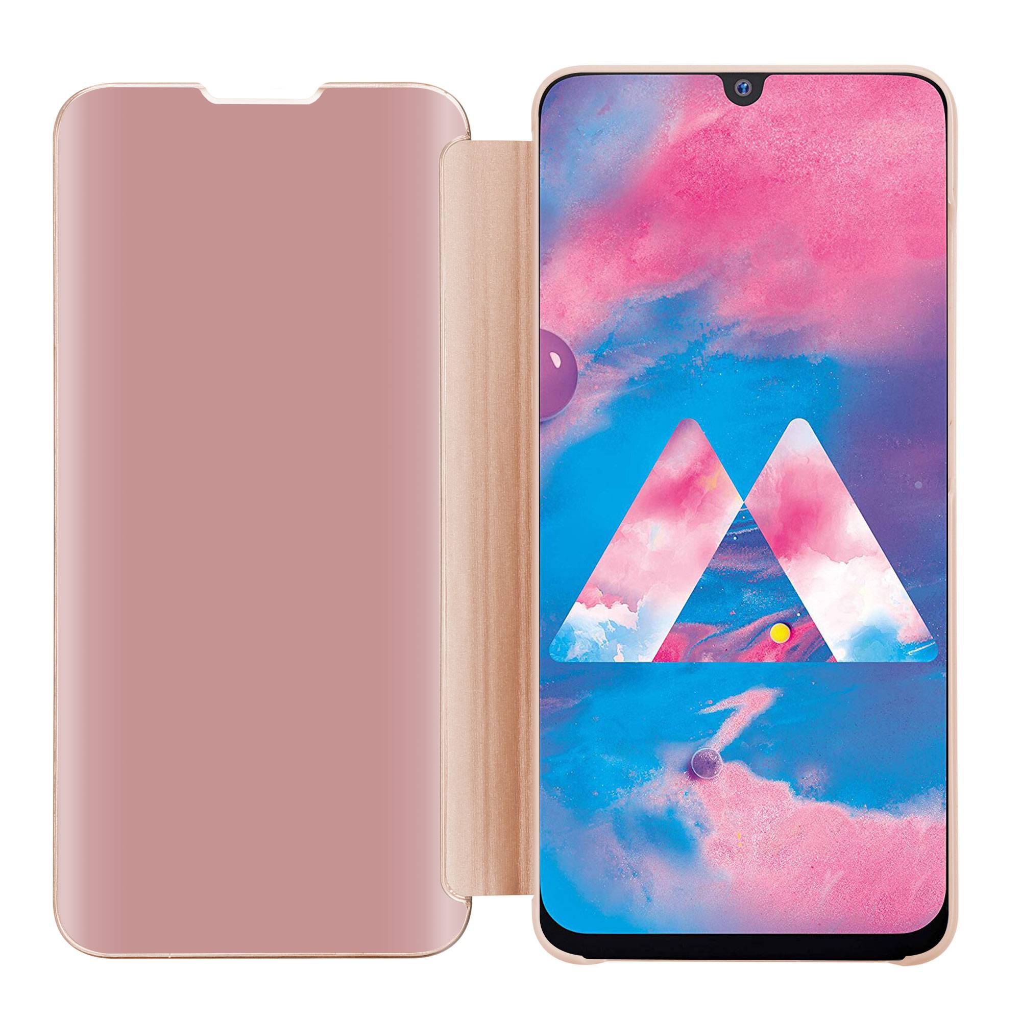 Cadorabo Handyhülle für Samsung Galaxy M30 / A40s in Pink Cover Backcover Schutzhülle Book Case Booklet