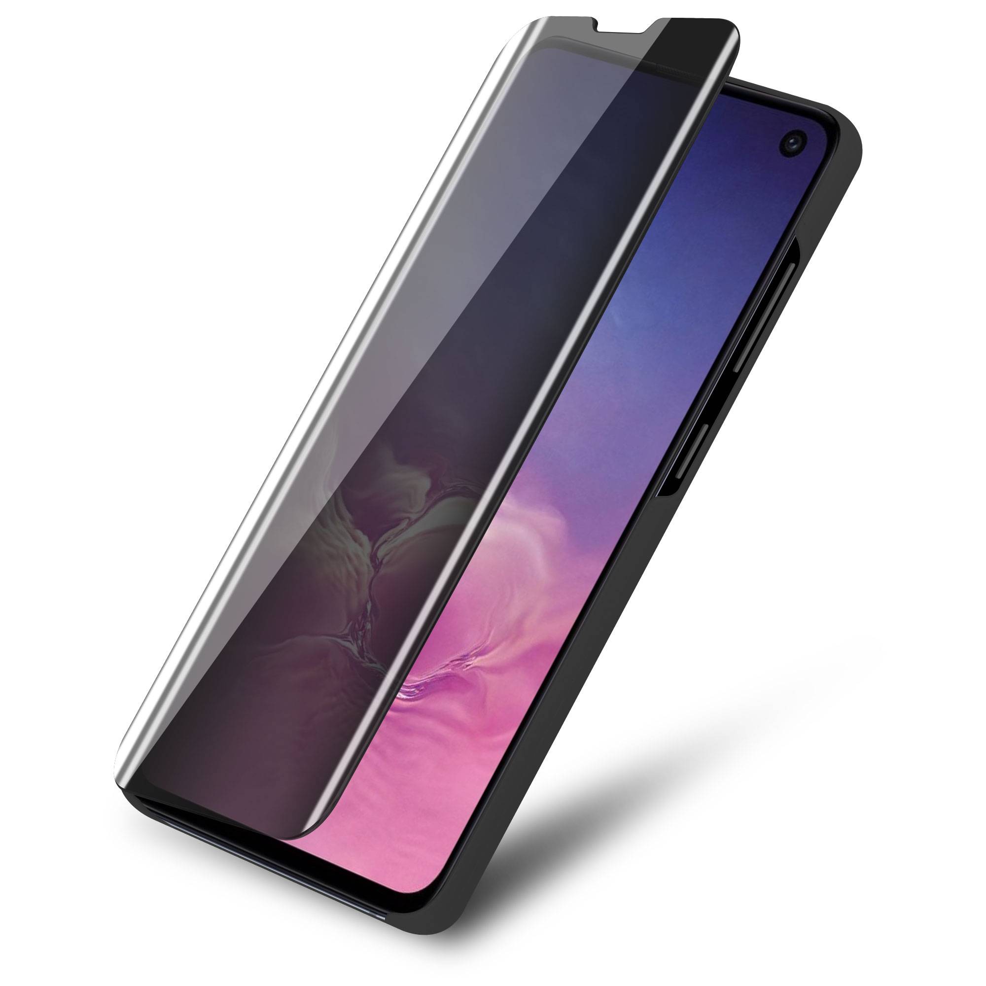 Cadorabo Handyhülle für Samsung Galaxy S10e in Schwarz Cover Backcover Schutzhülle Book Case Booklet